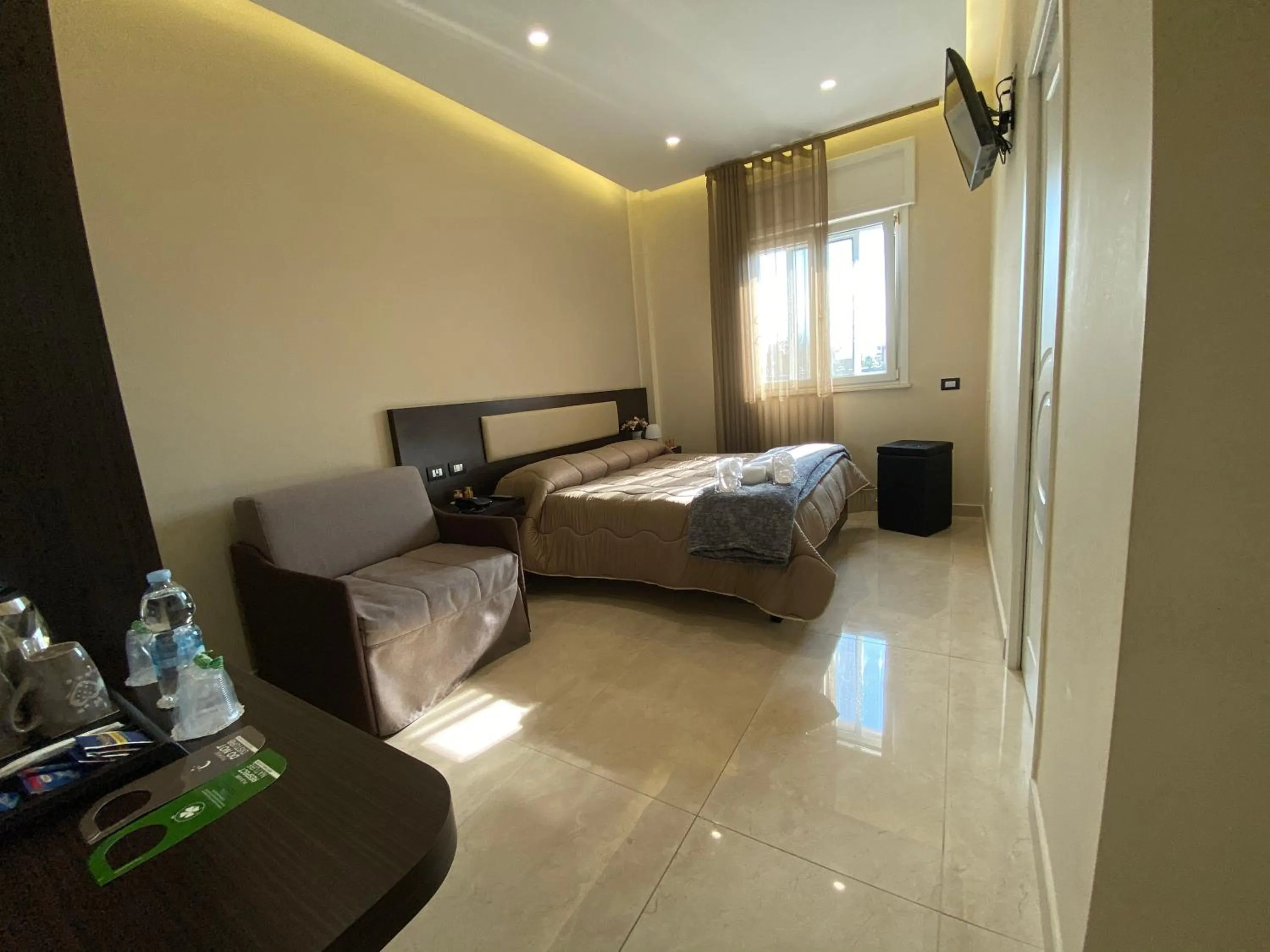 Bed in Grand Hotel Royal