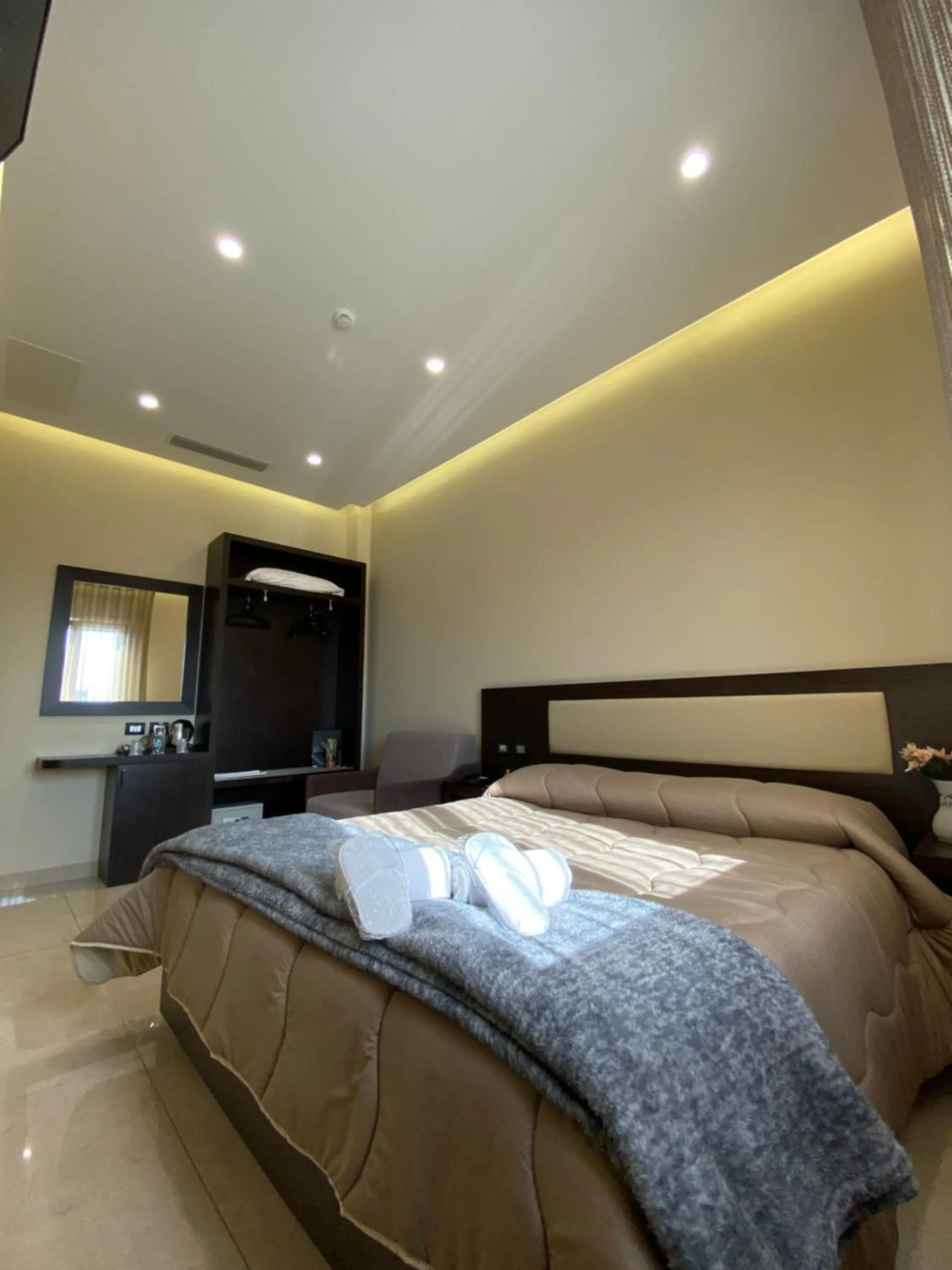 Bed in Grand Hotel Royal