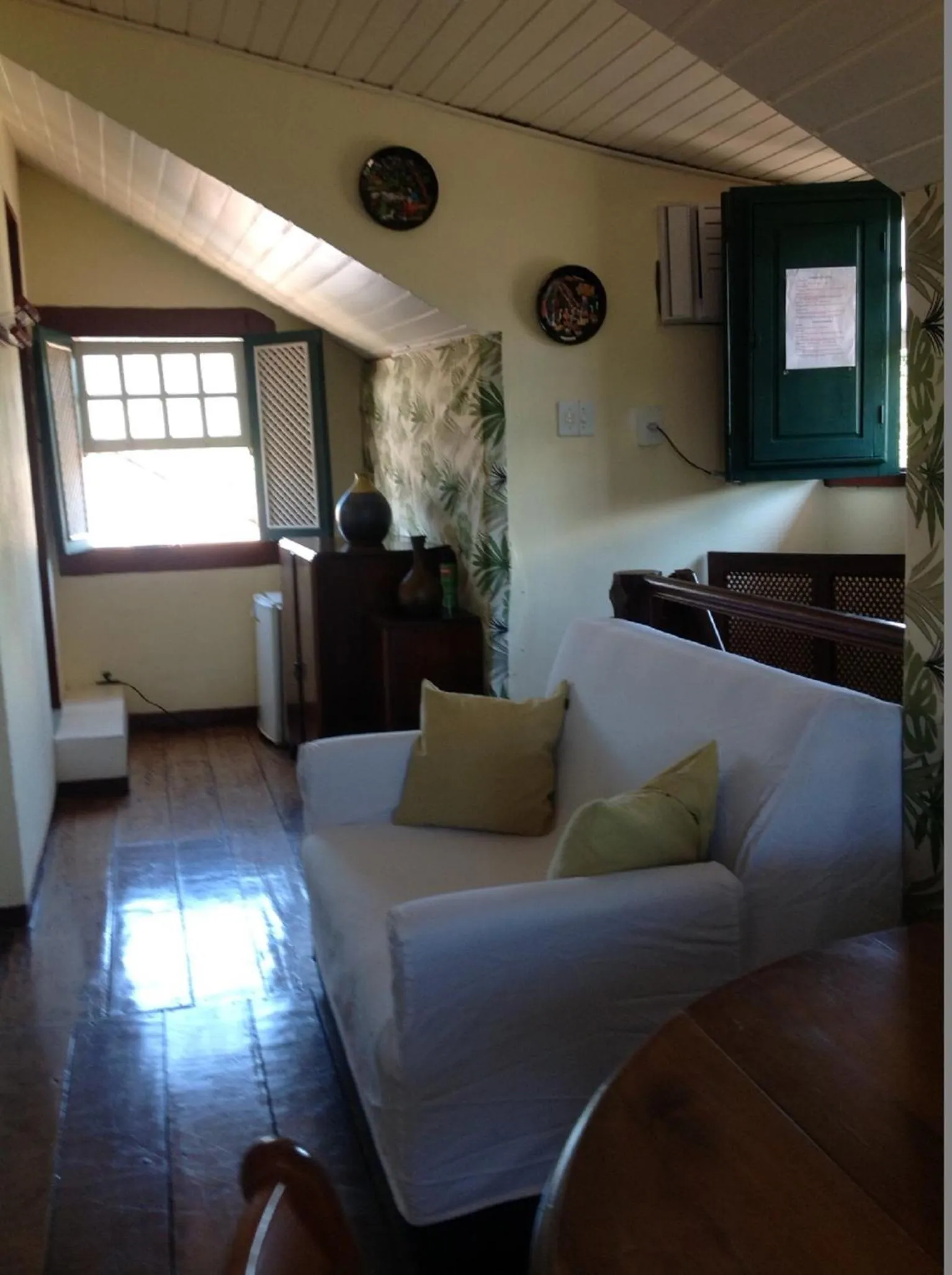 Seating area in Pousada Arte Colonial - Casarão Histórico do Séc XVIII - Lancha Própria