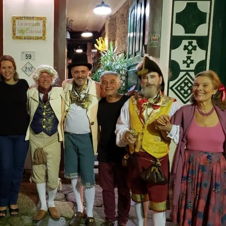 Facade/entrance in Pousada Arte Colonial - Casarão Histórico do Séc XVIII - Lancha Própria