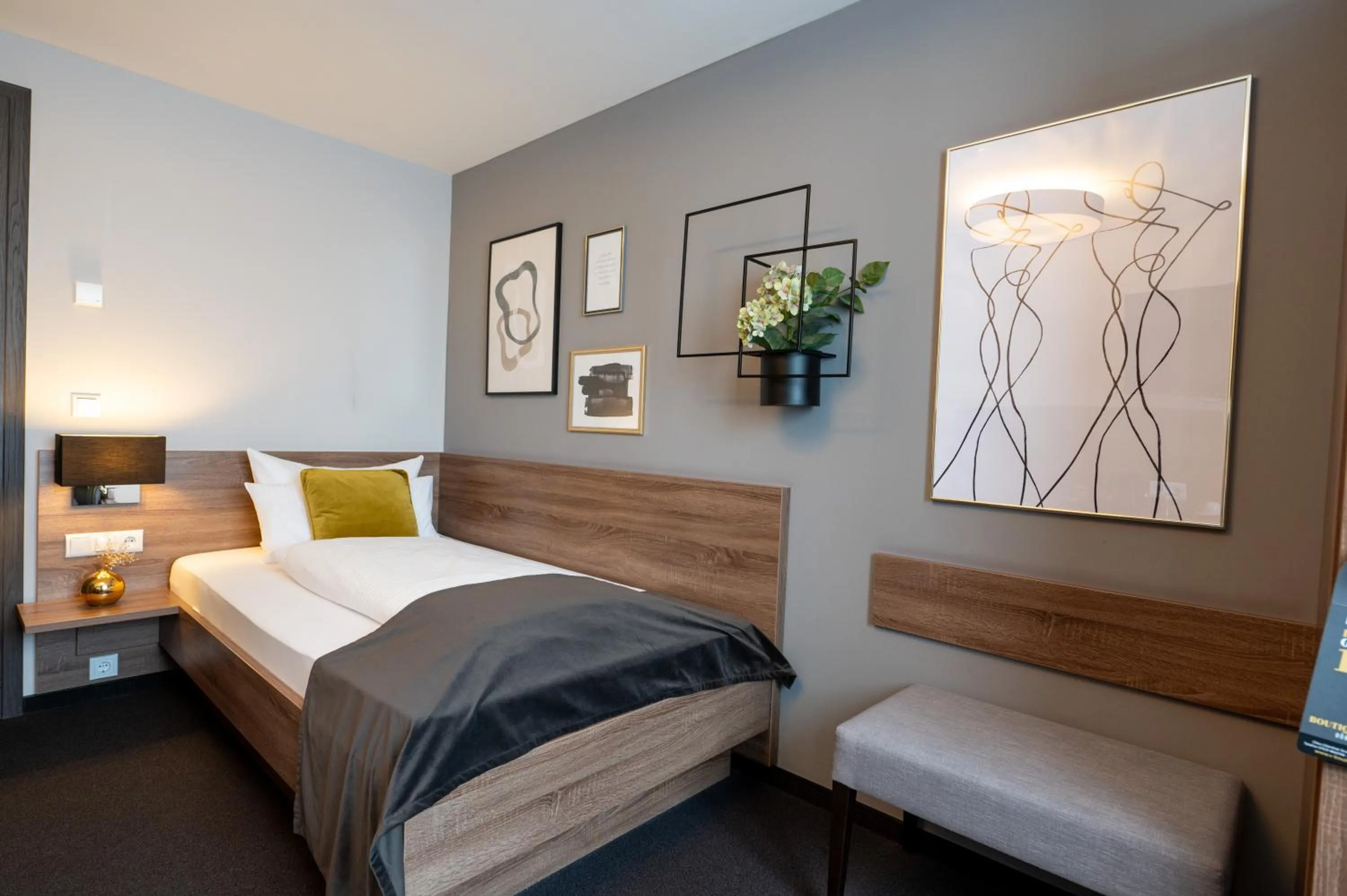 Bed in V Boutique Hotel Böblingen