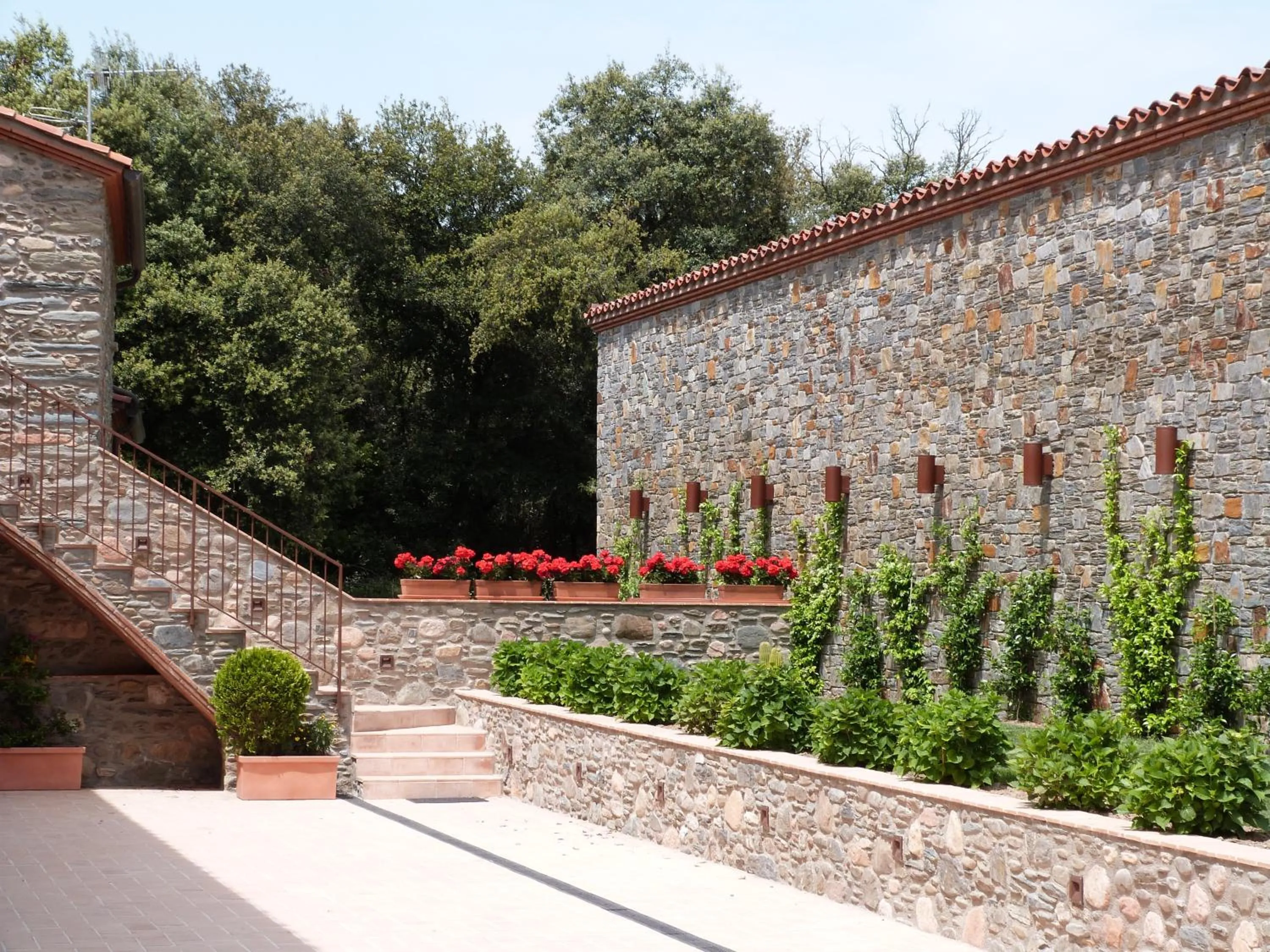 Patio in Hotel Rural Can Vila