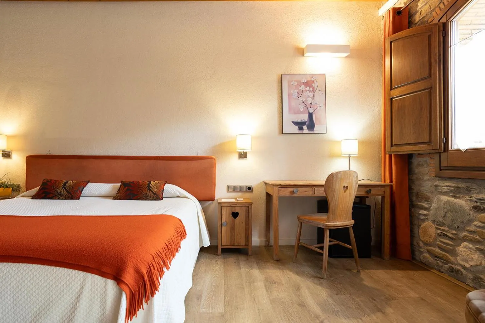 Bed in Hotel Rural Can Vila