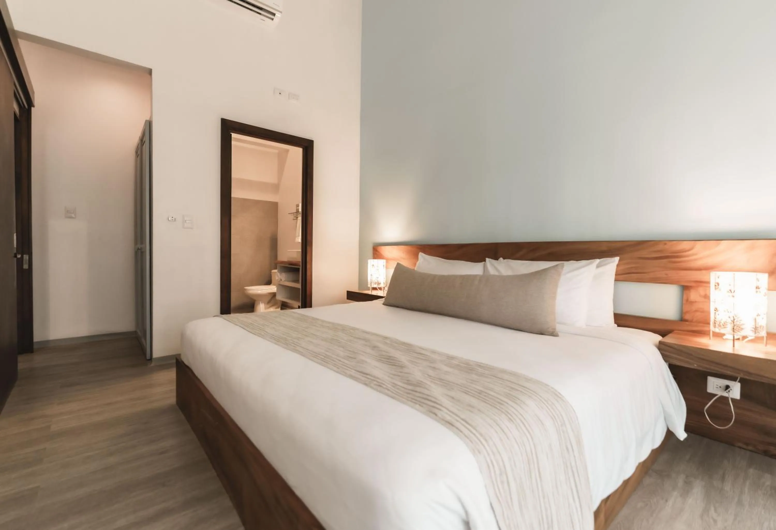 Bed in Bahia del Sol Beach front Boutique Hotel