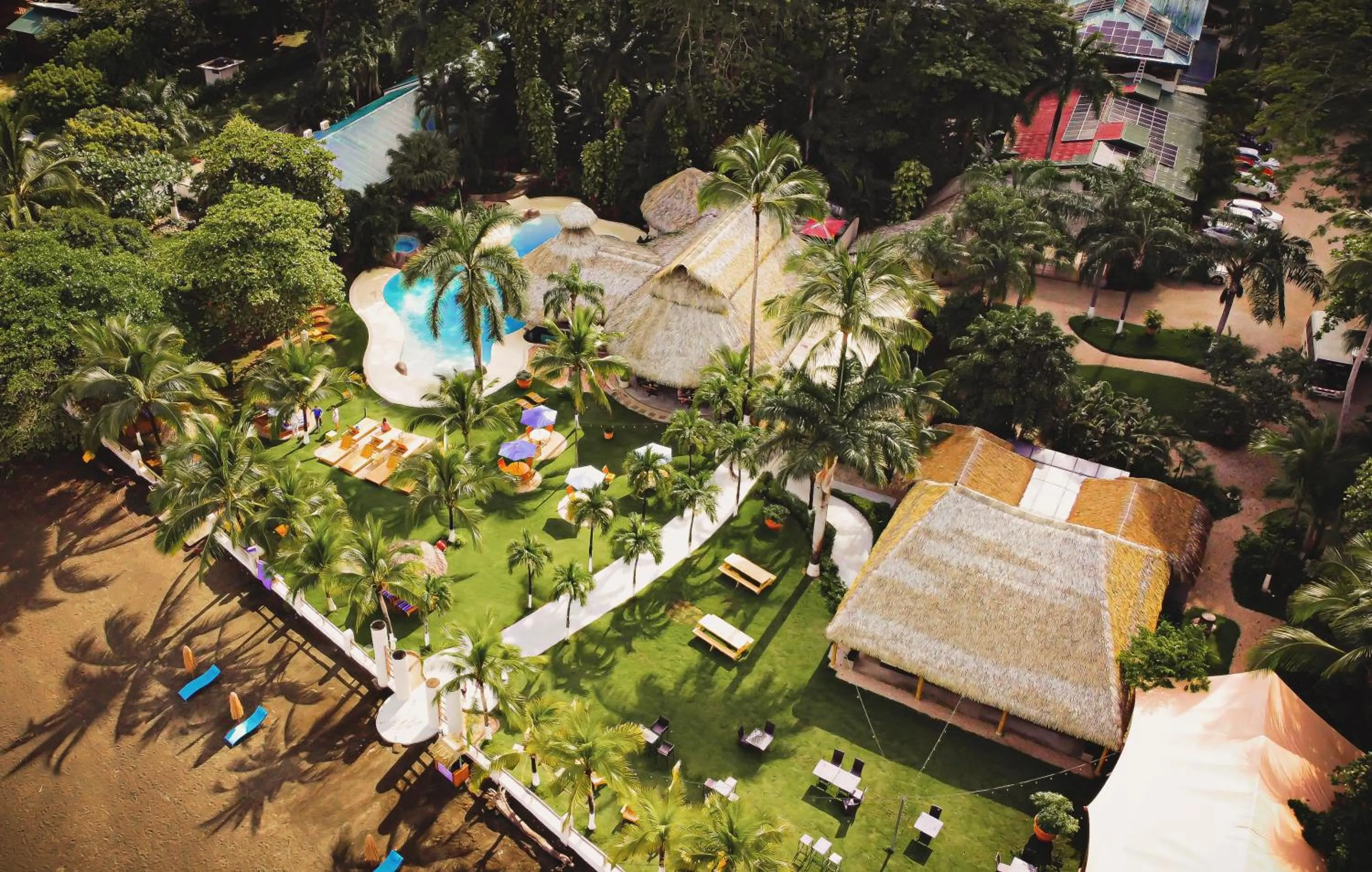 Garden view in Bahia del Sol Beach front Boutique Hotel