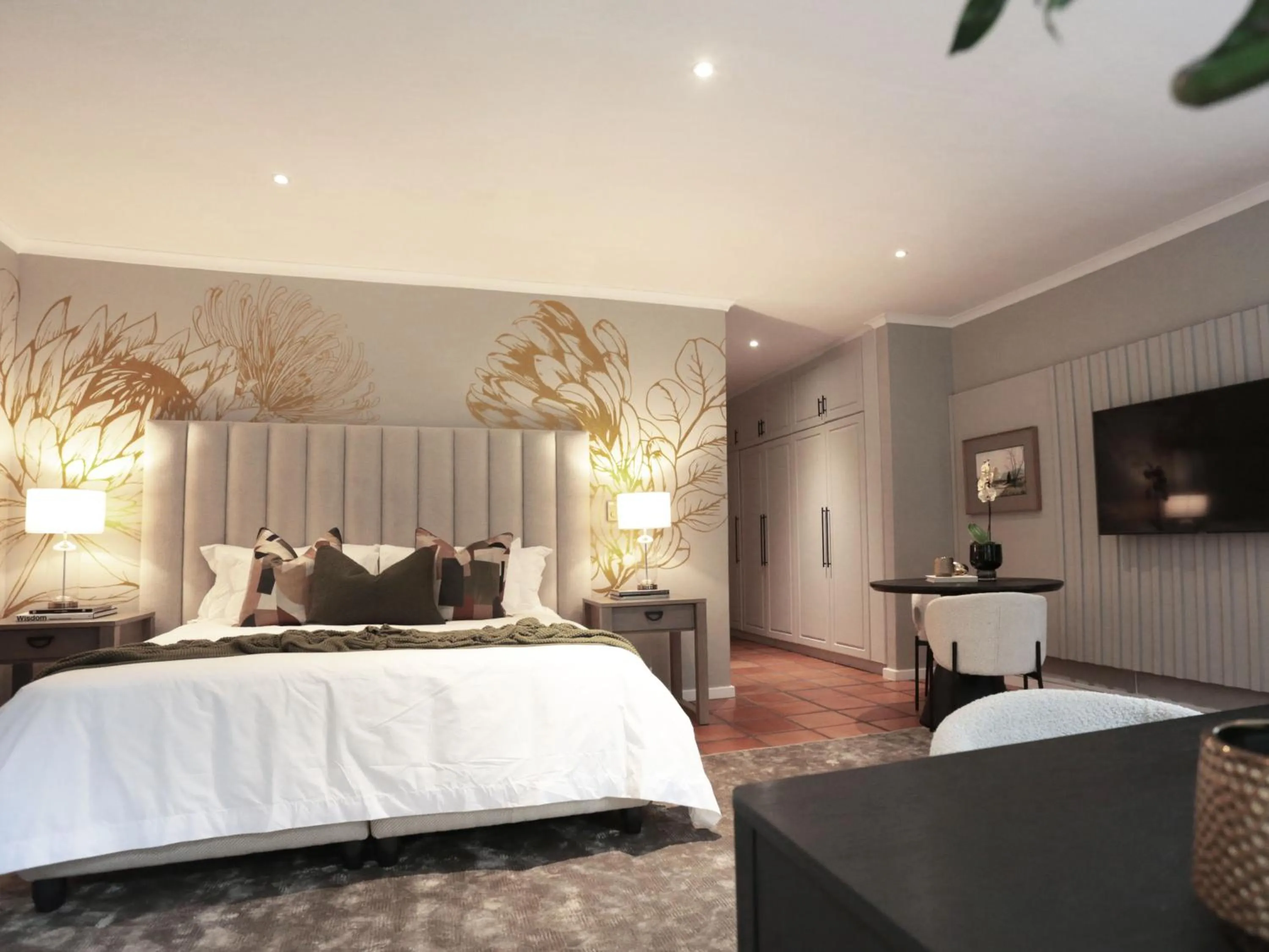 Bed in Sanddrif Stellenbosch Guest Farm