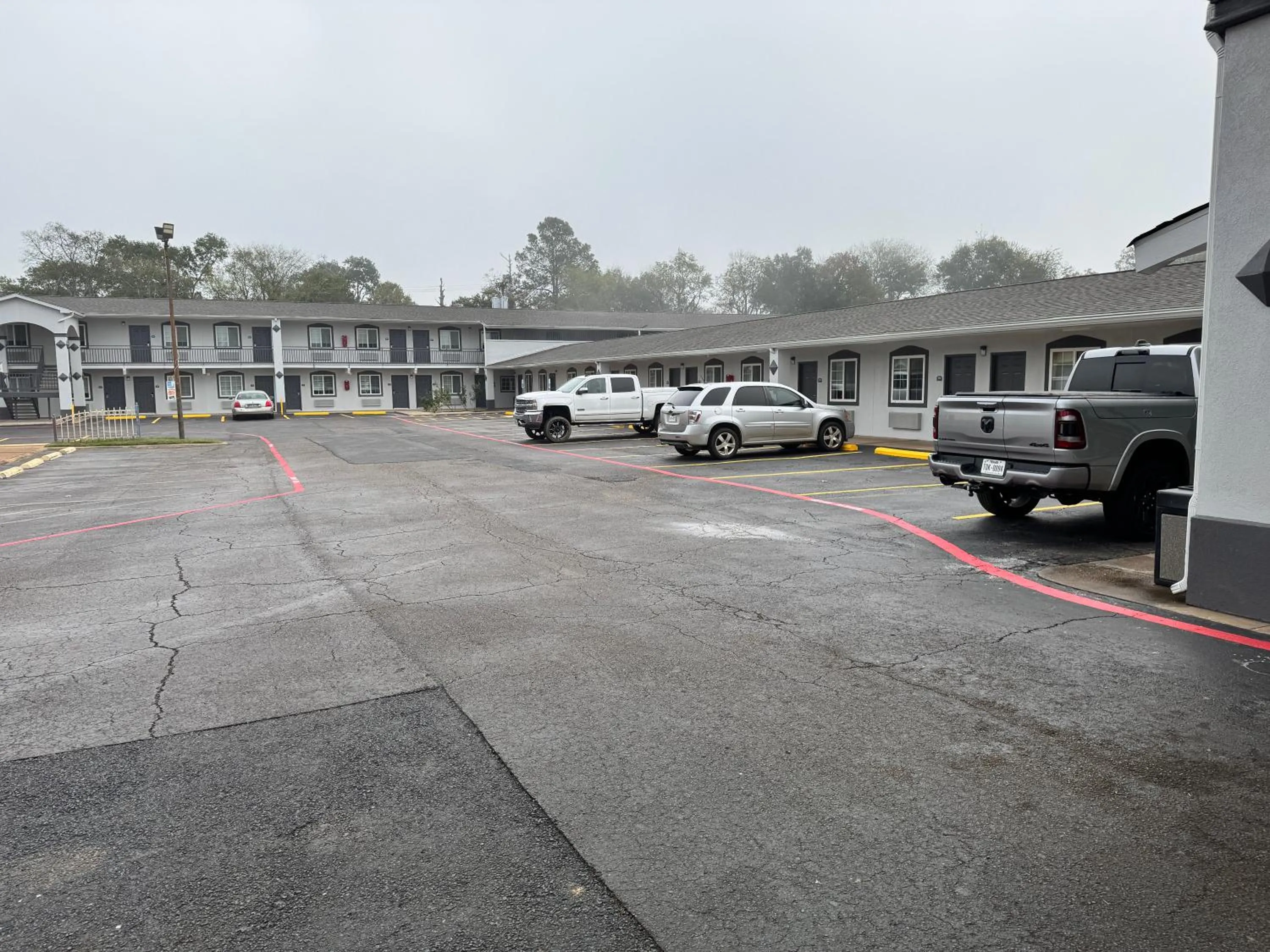 Property building in Continental Inn and Suites Nacogdoches TX SFA University Downtown
