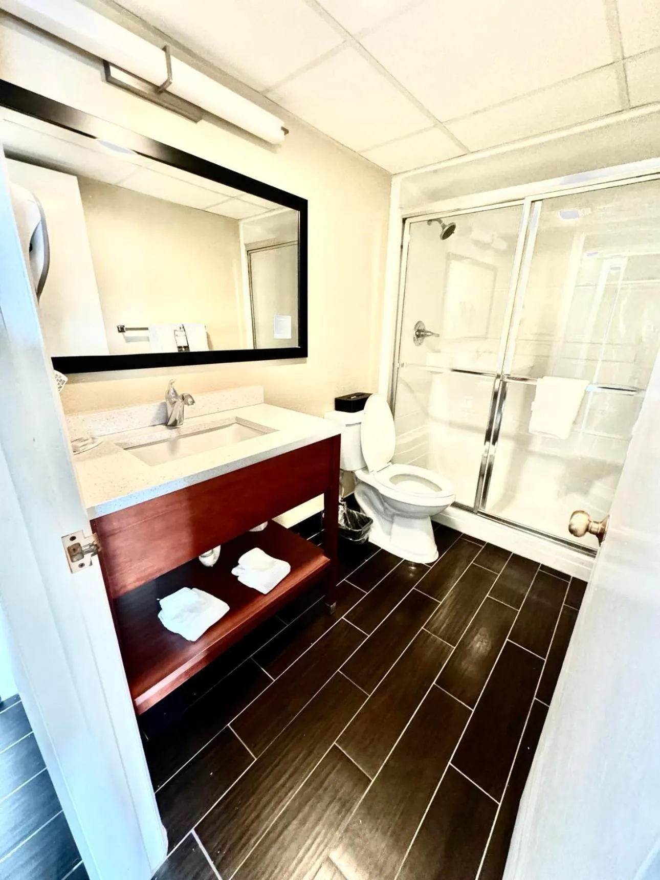 Shower in Super 8 by Wyndham Frederick