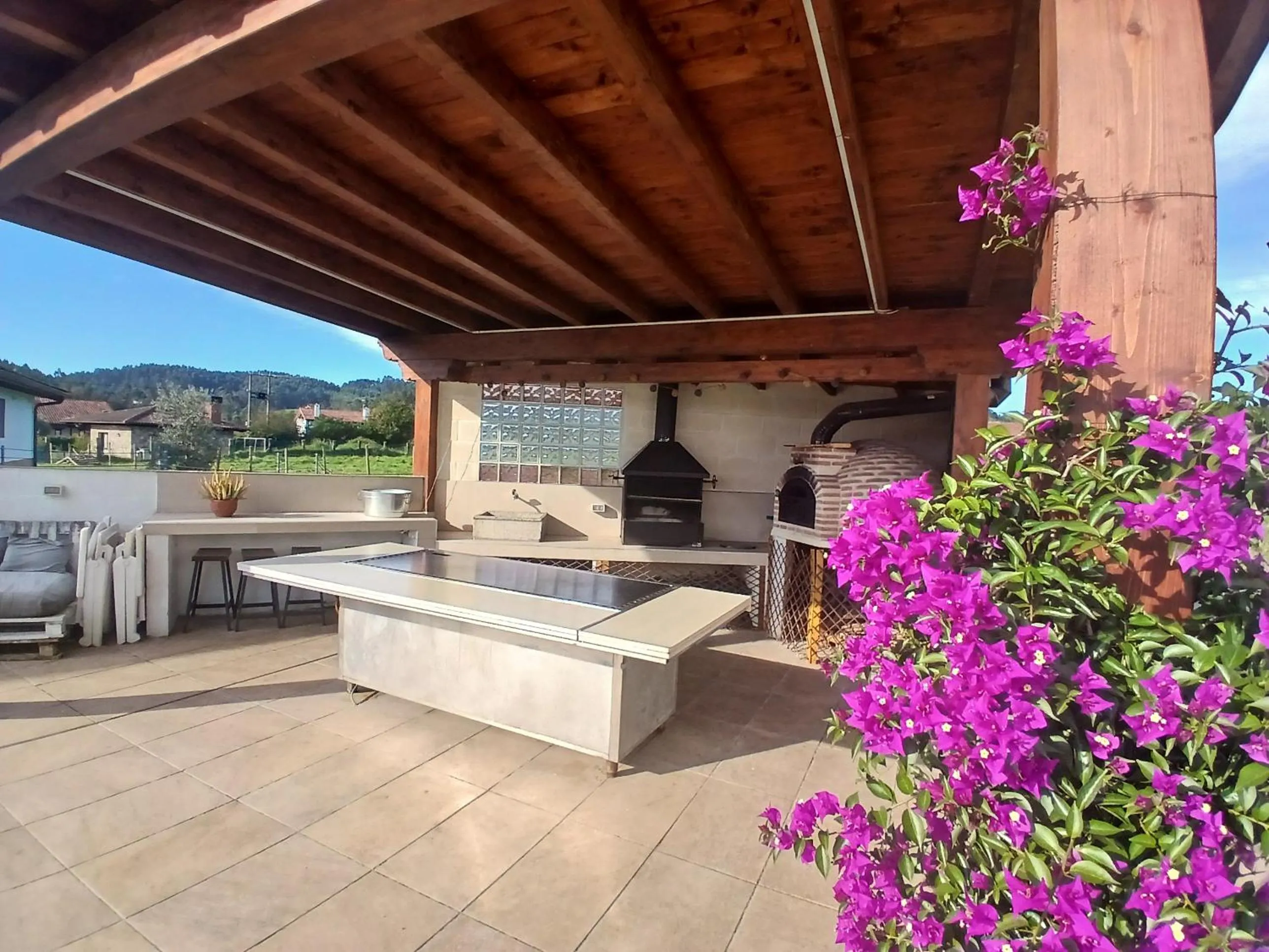 Balcony/Terrace in Casa Rural Txokoetxe
