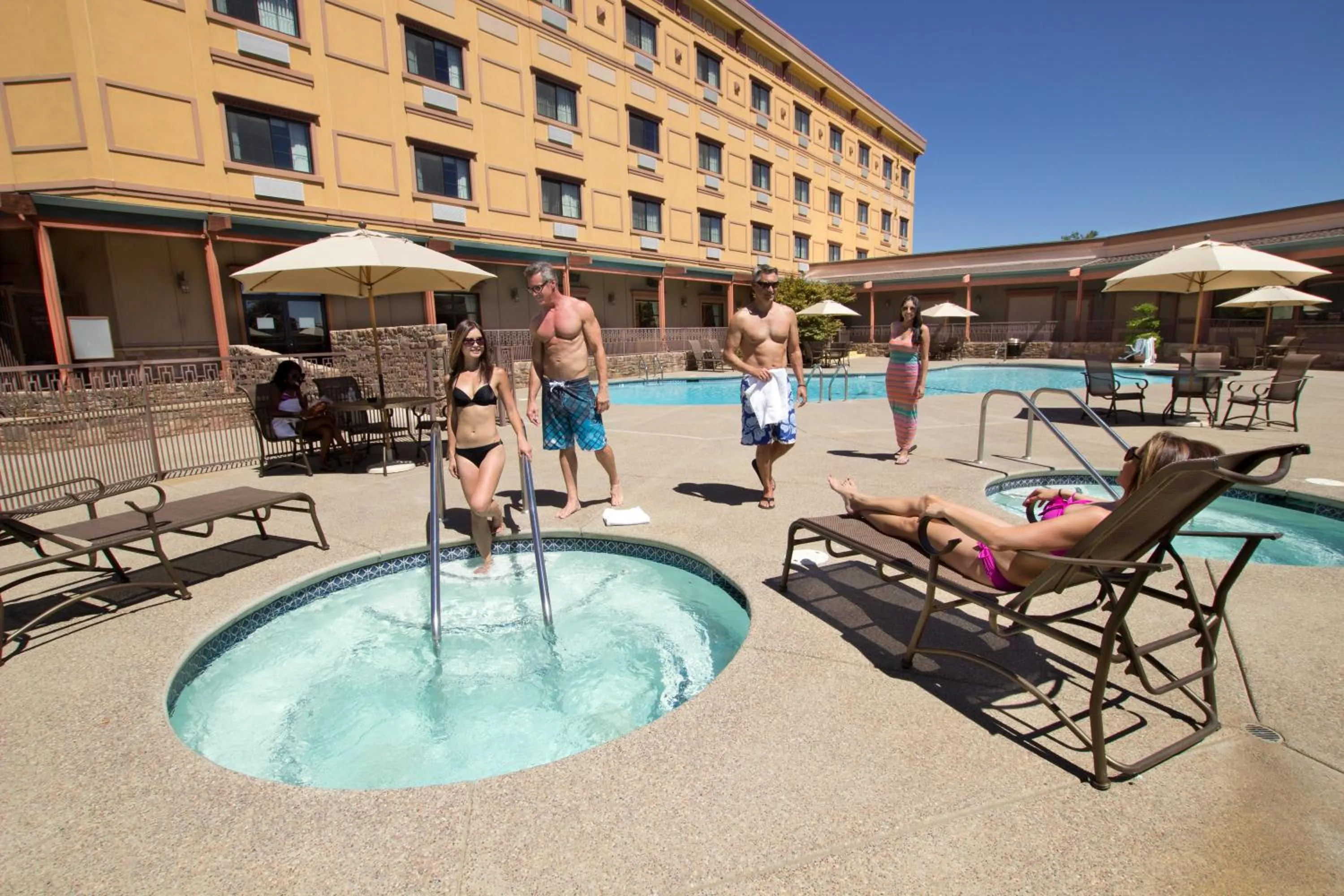 Hot Tub in Jackson Rancheria Casino Resort
