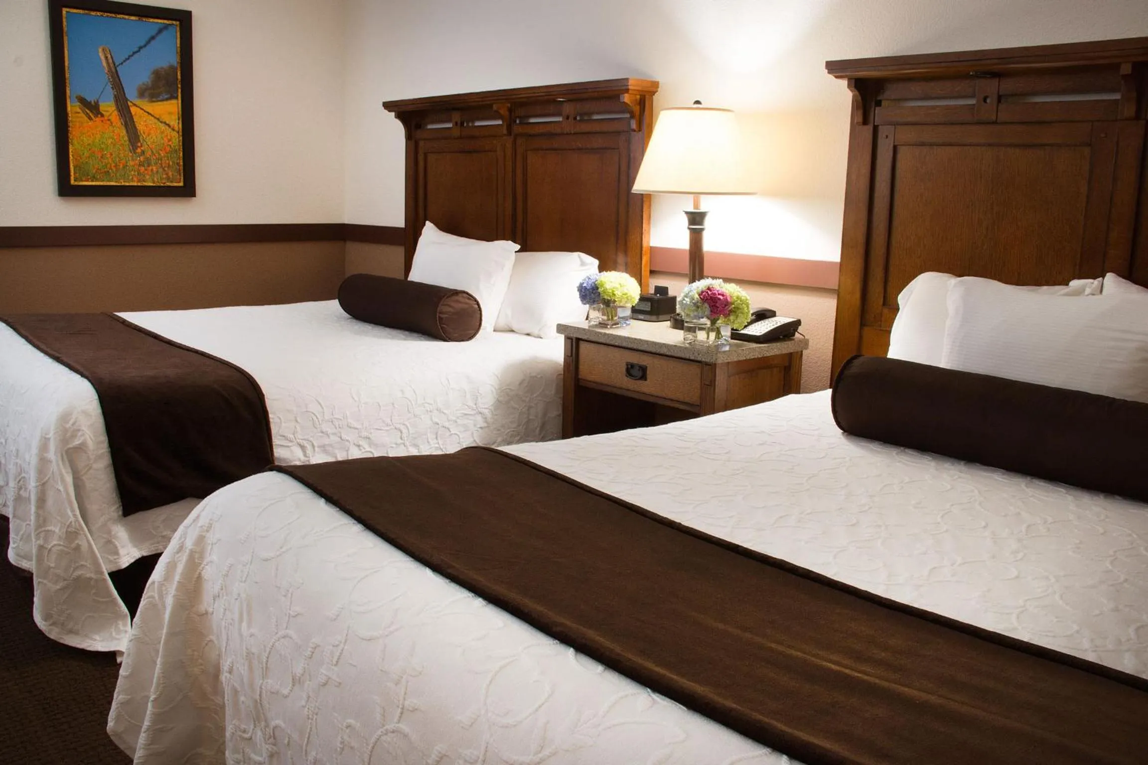 Bed in Jackson Rancheria Casino Resort