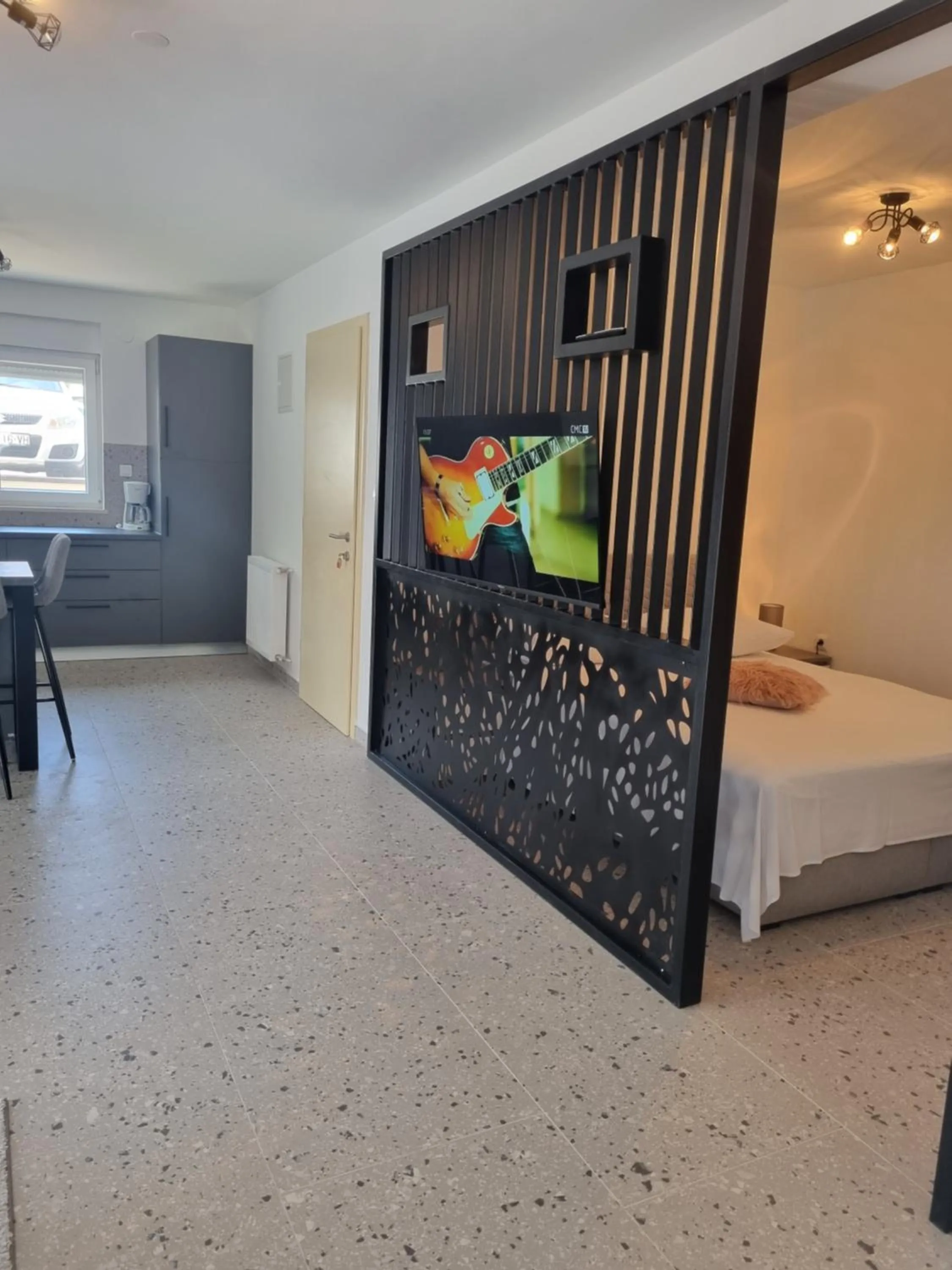 TV and multimedia, Bed in Apartments Ivanov