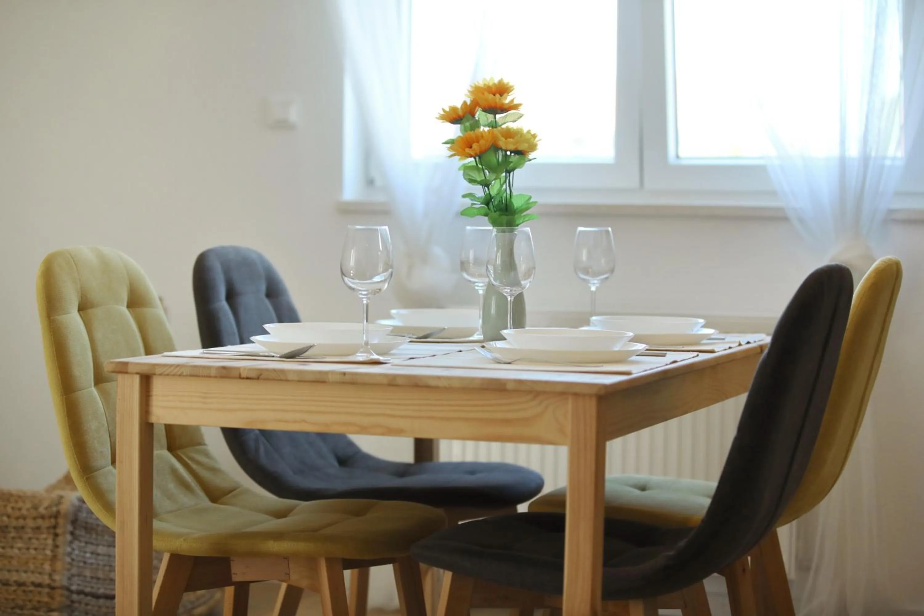 Dining area in Apartments Ivanov