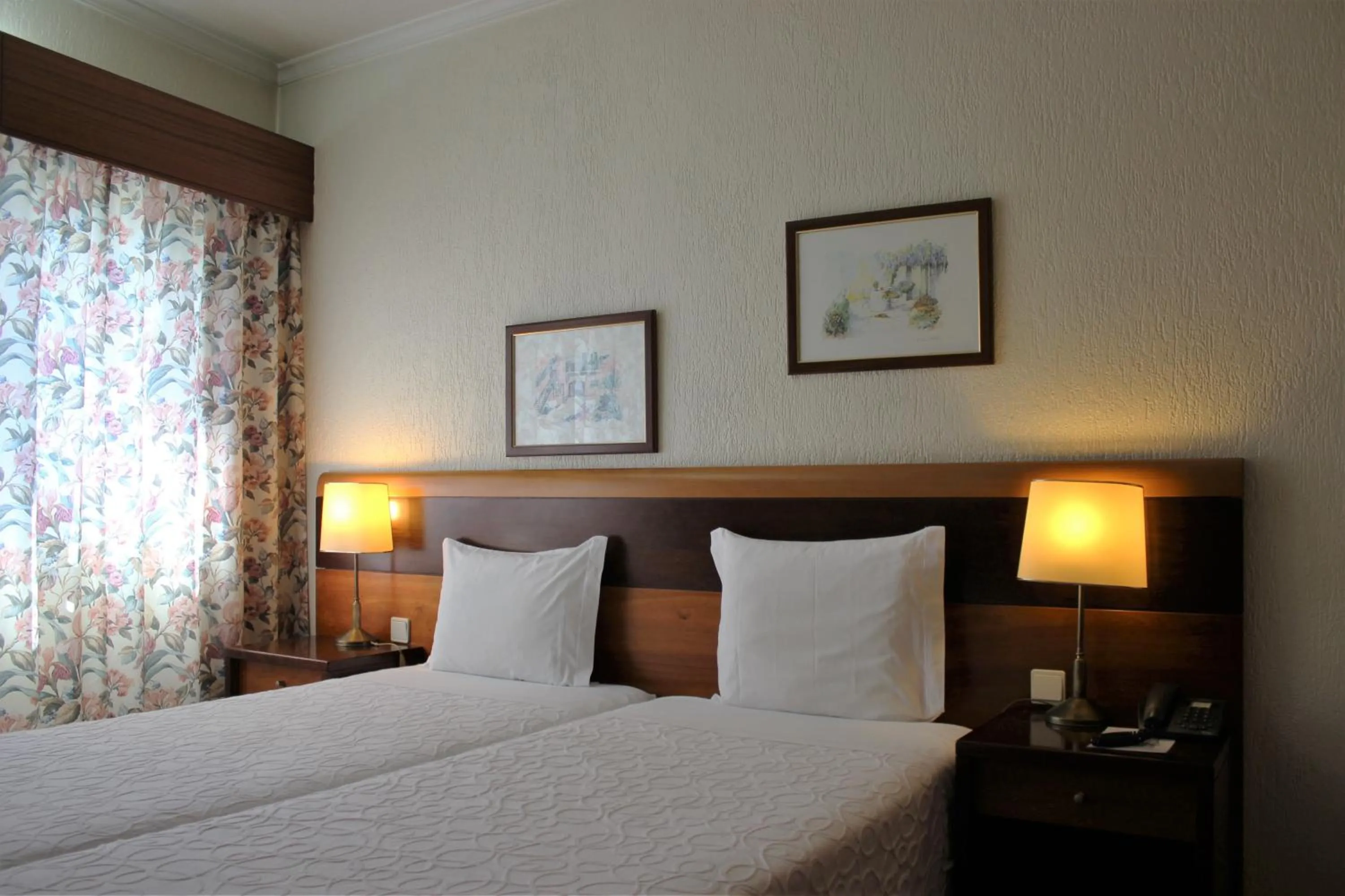 Decorative detail, Bed in Hotel A.S. Lisboa