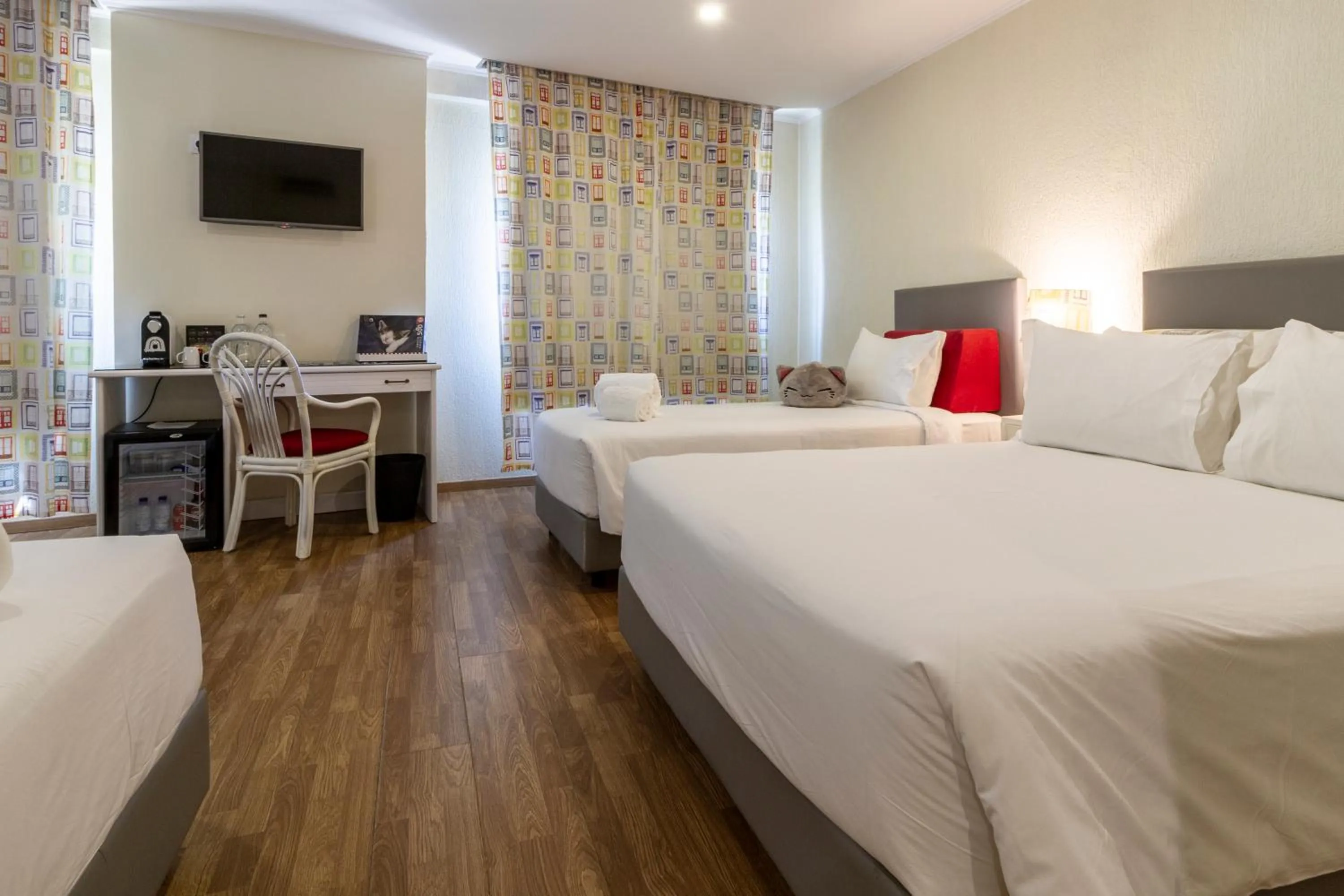 Bed in Hotel A.S. Lisboa