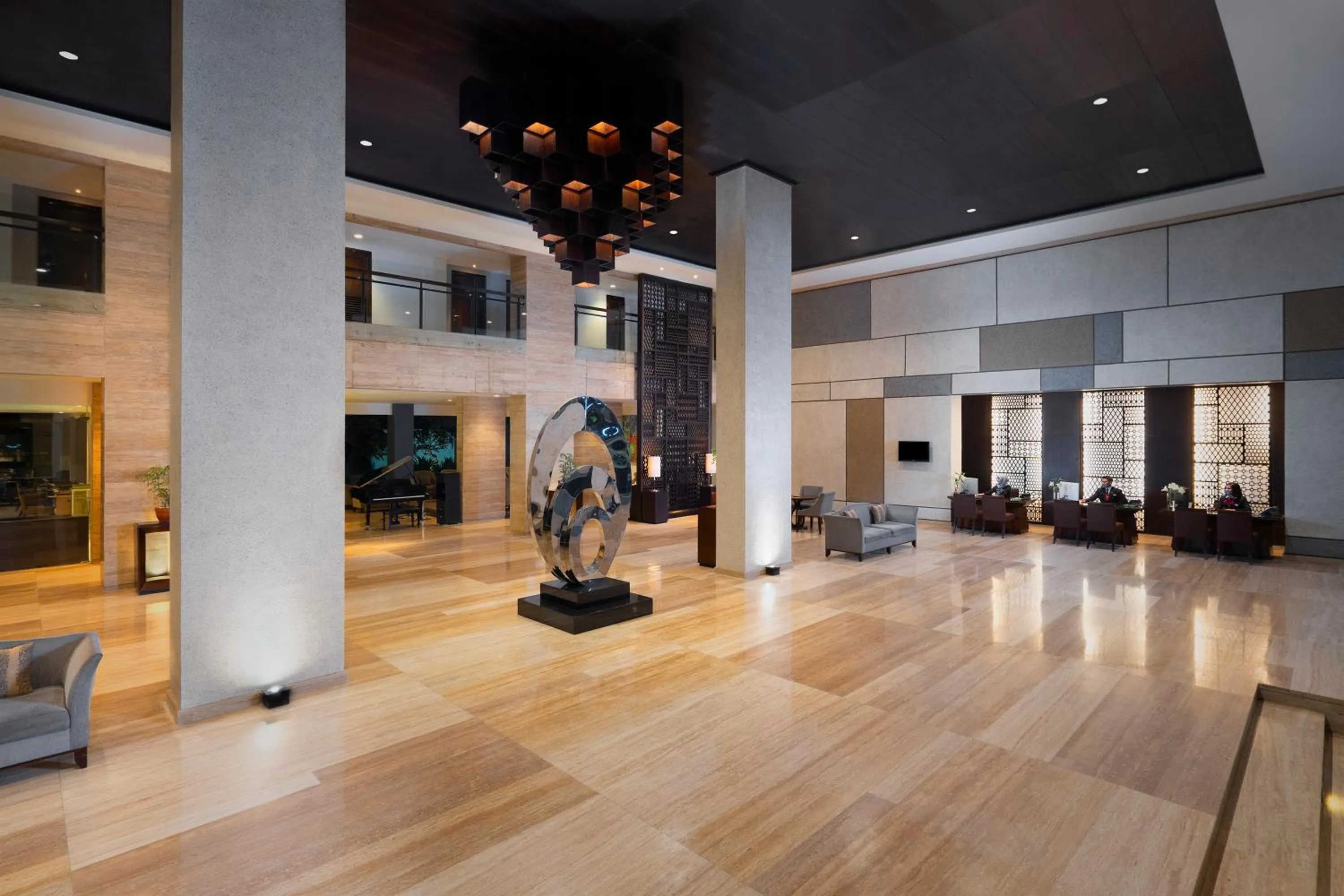 Lobby or reception in Hotel Santika Mataram