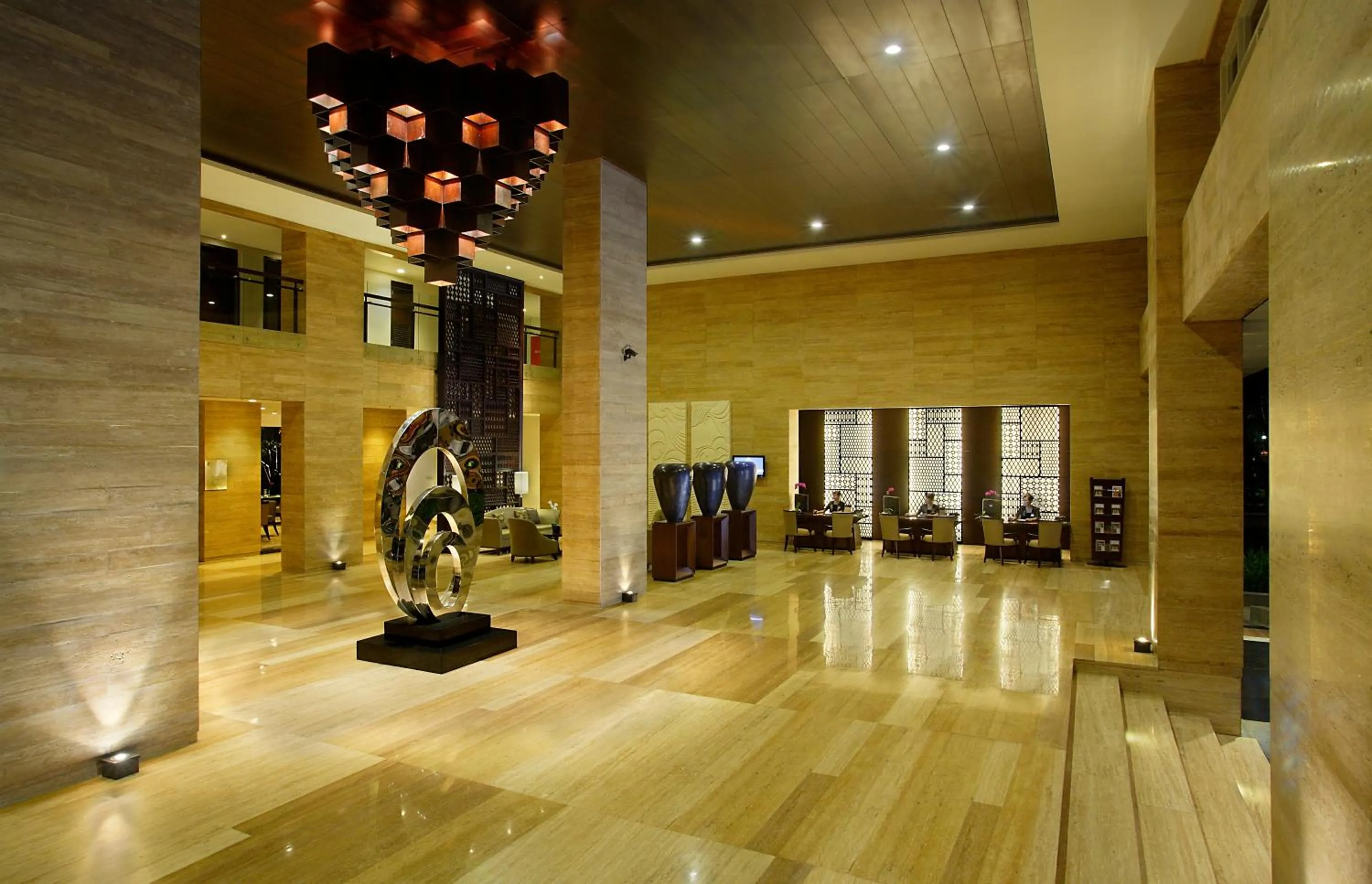 Lobby or reception in Hotel Santika Mataram