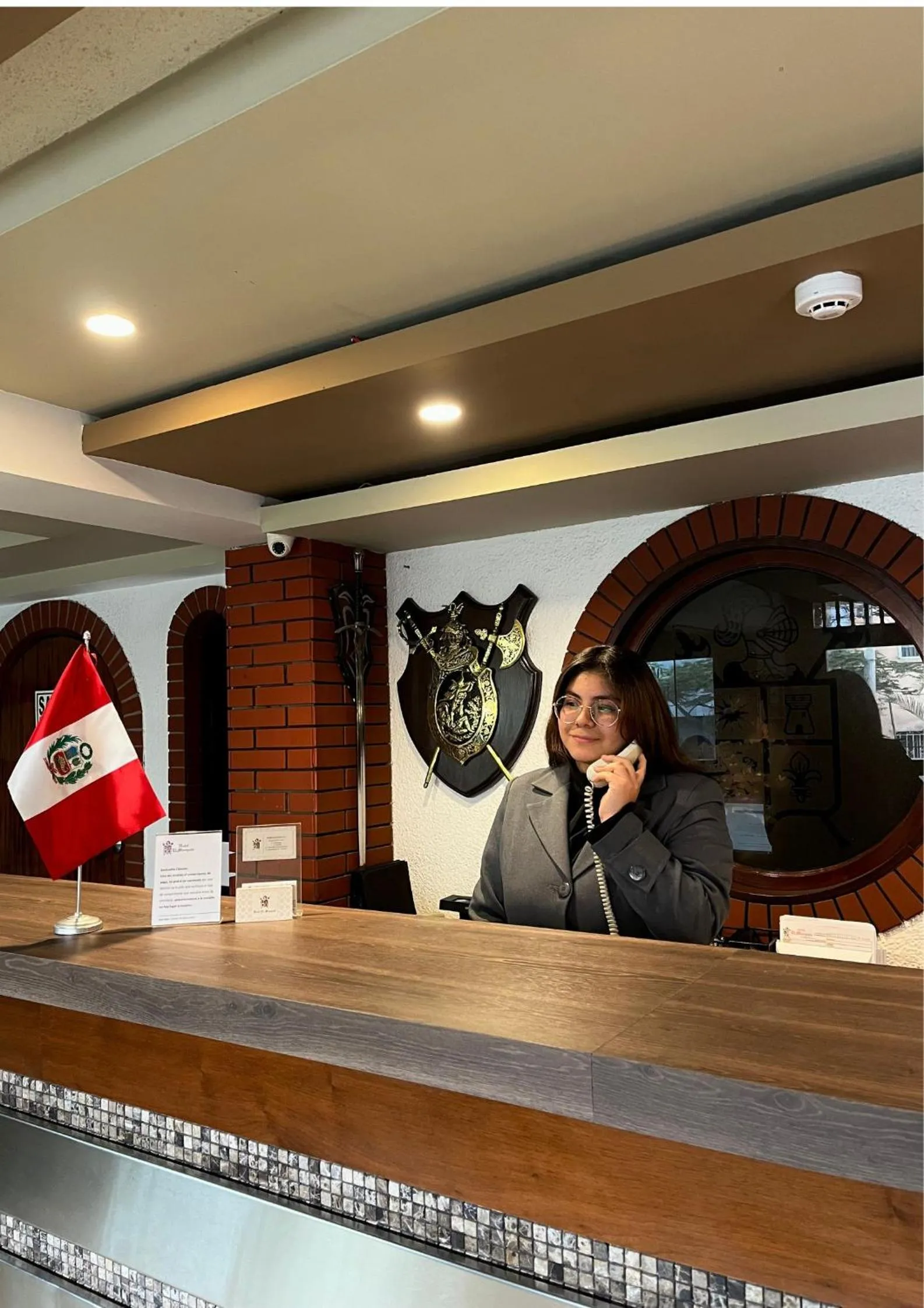 Lobby or reception in Hotel El Marqués