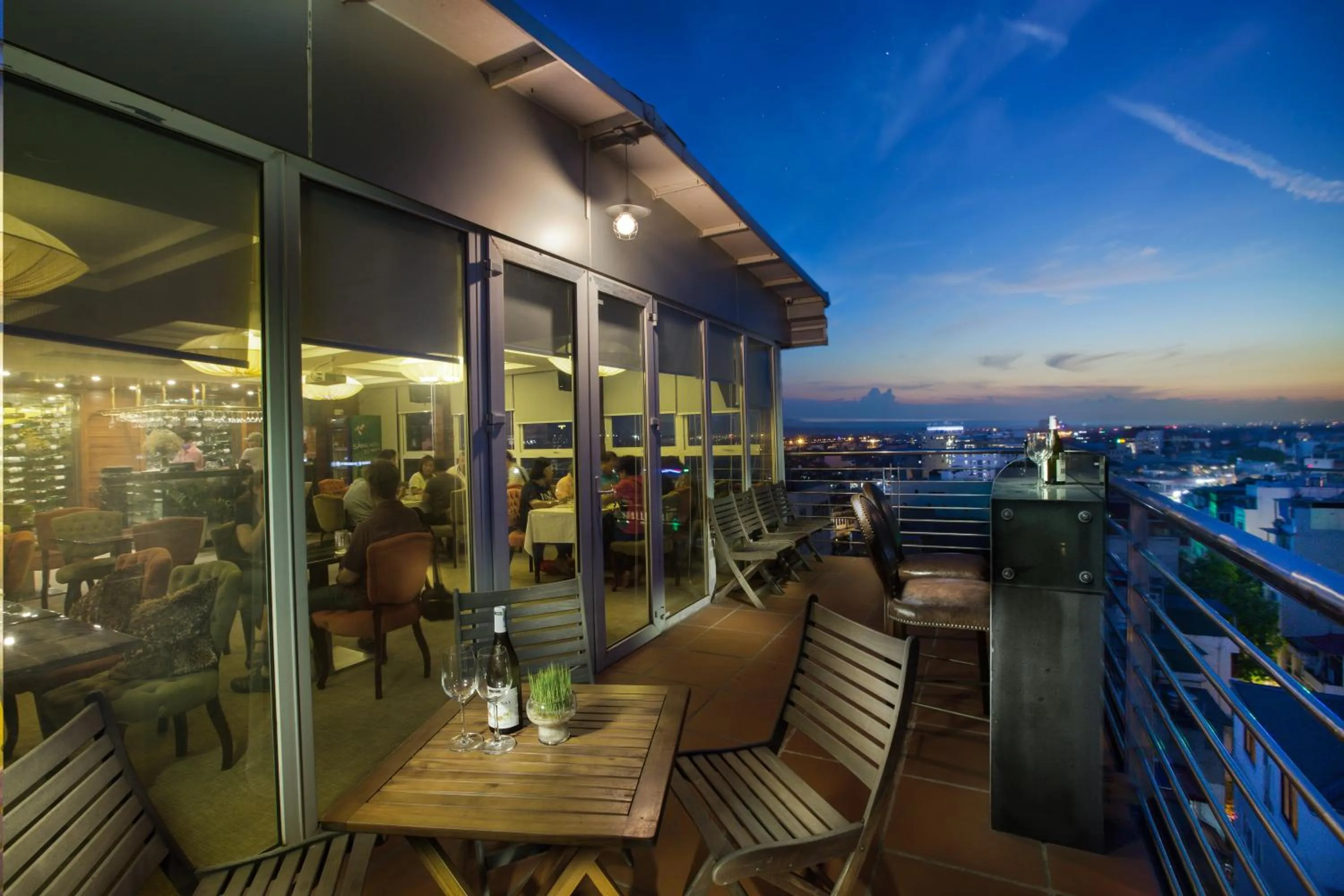 Patio in Golden Silk Boutique Hotel