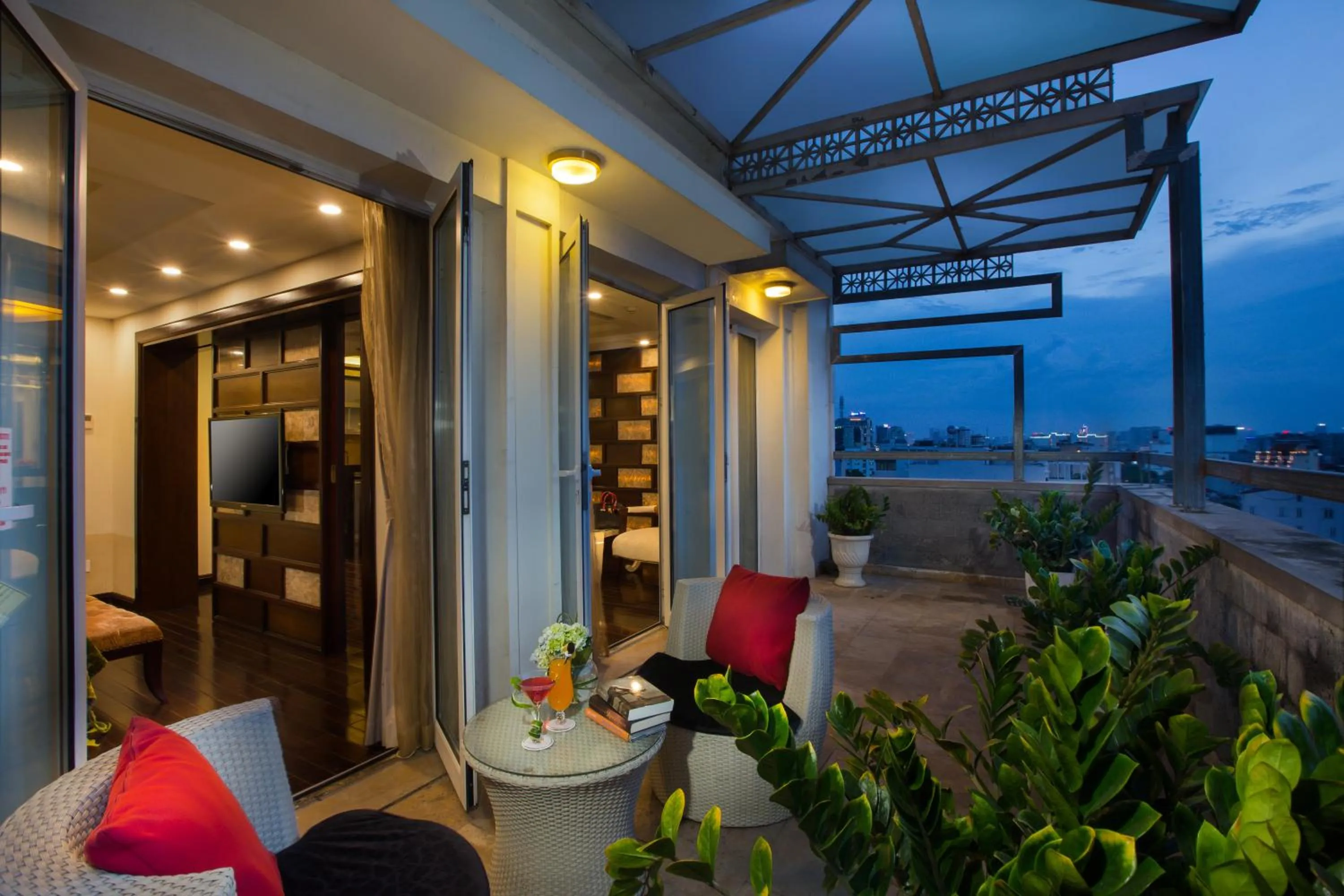 Balcony/Terrace in Golden Silk Boutique Hotel