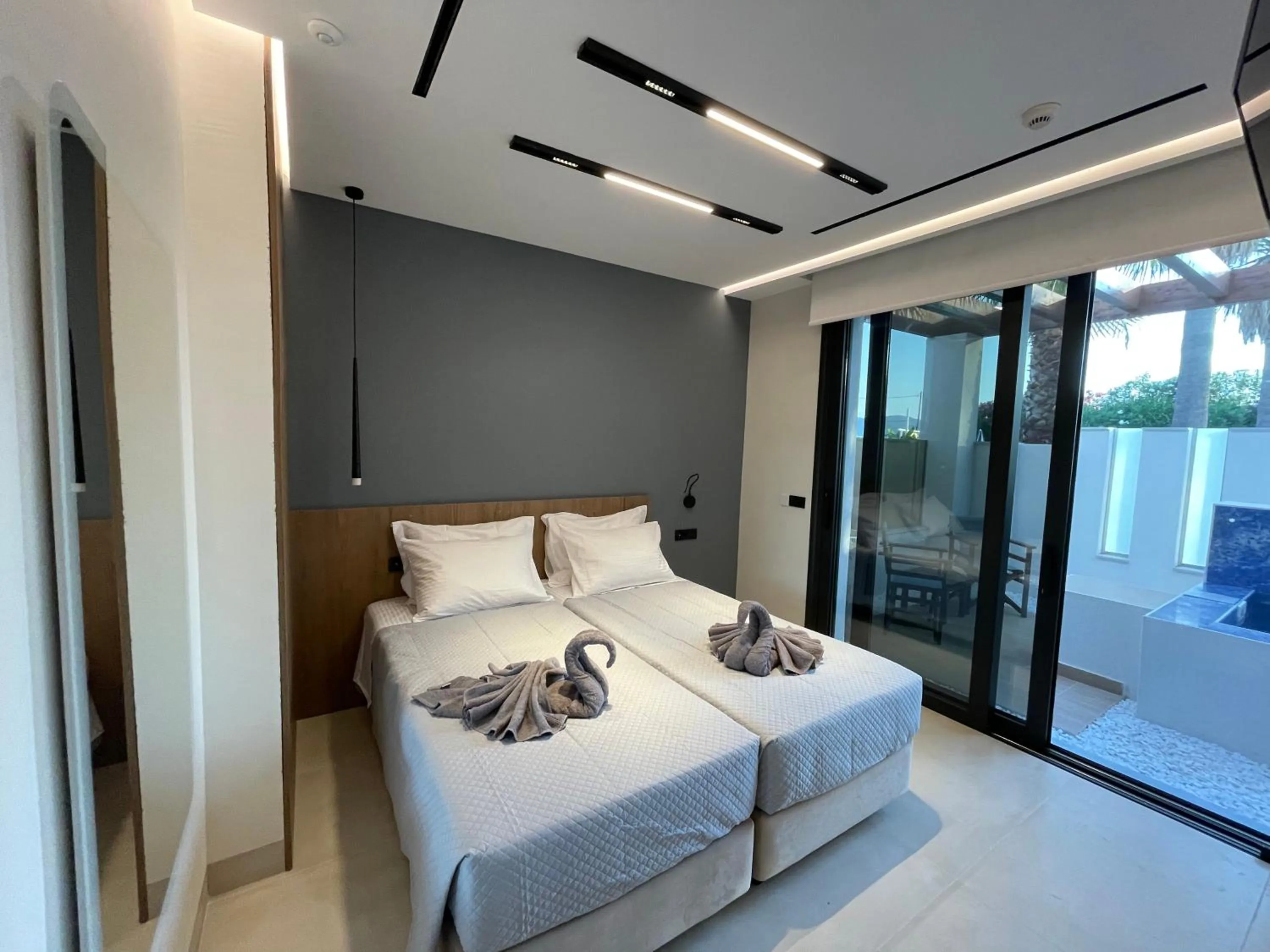 Photo of the whole room, Bed in Poseidon Beach Hotel