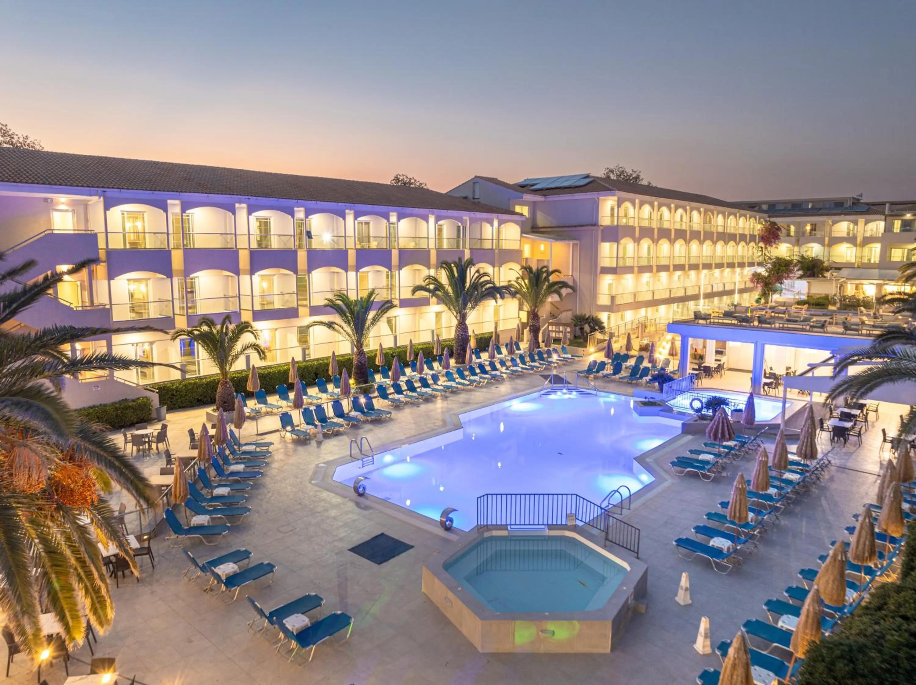 Property building in Poseidon Beach Hotel