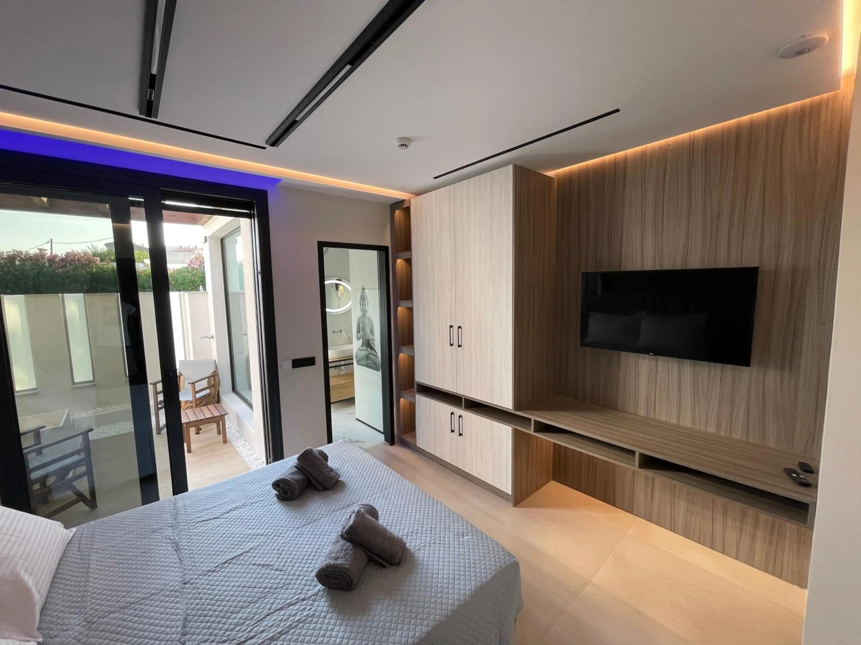 Photo of the whole room, Bed in Poseidon Beach Hotel