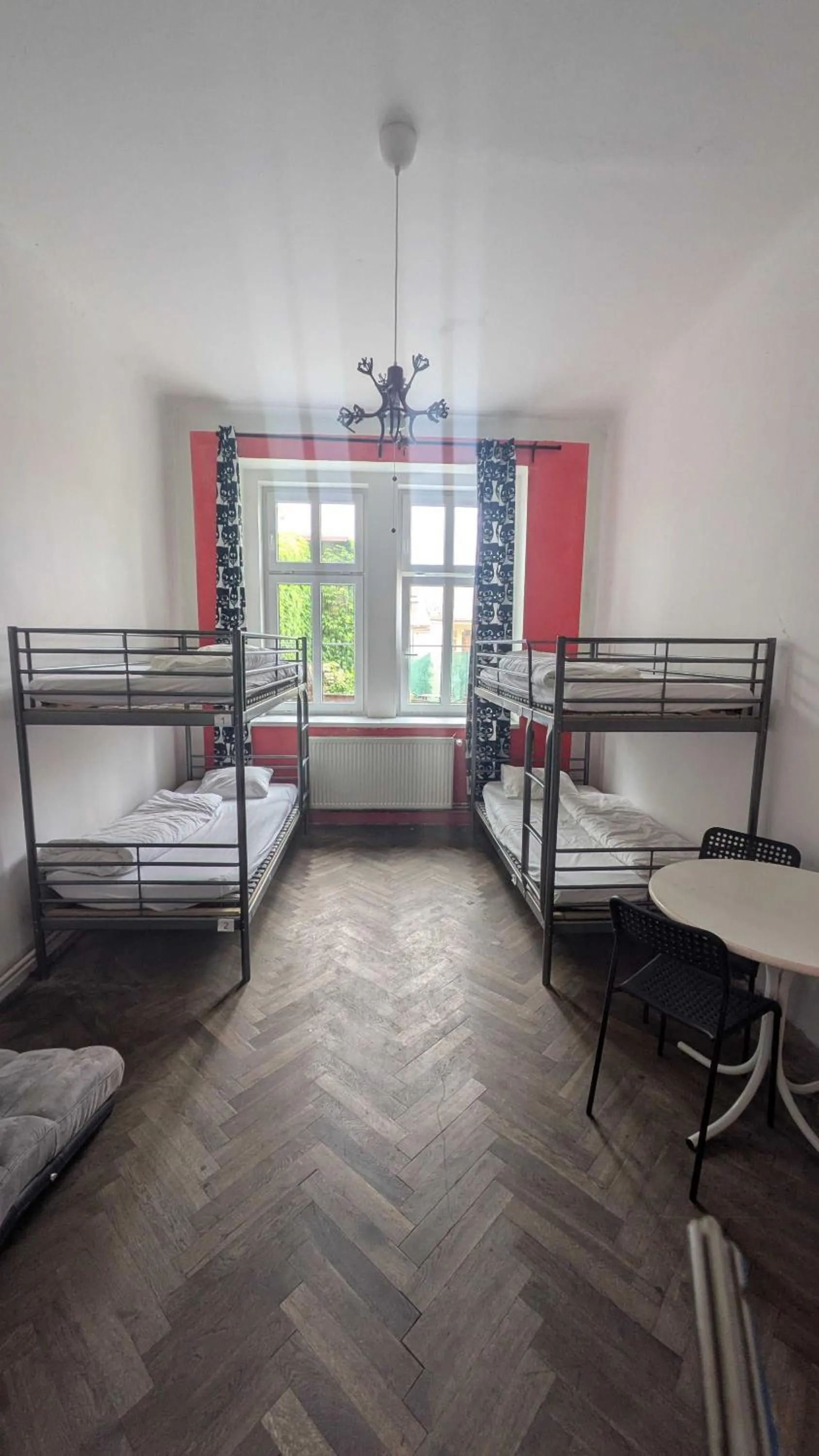 Photo of the whole room, Bed in Clown and Bard Hostel