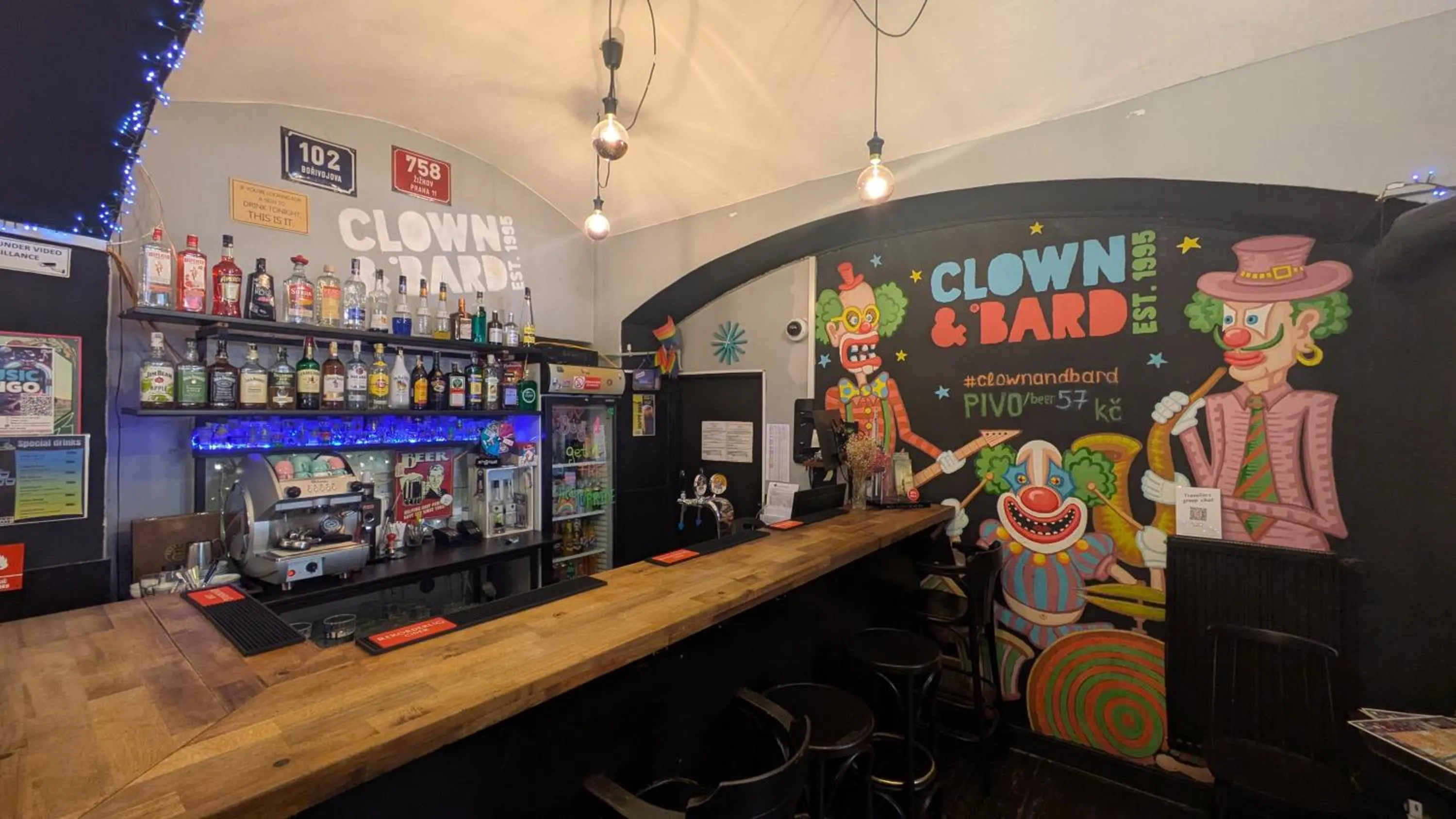 Lobby or reception in Clown and Bard Hostel