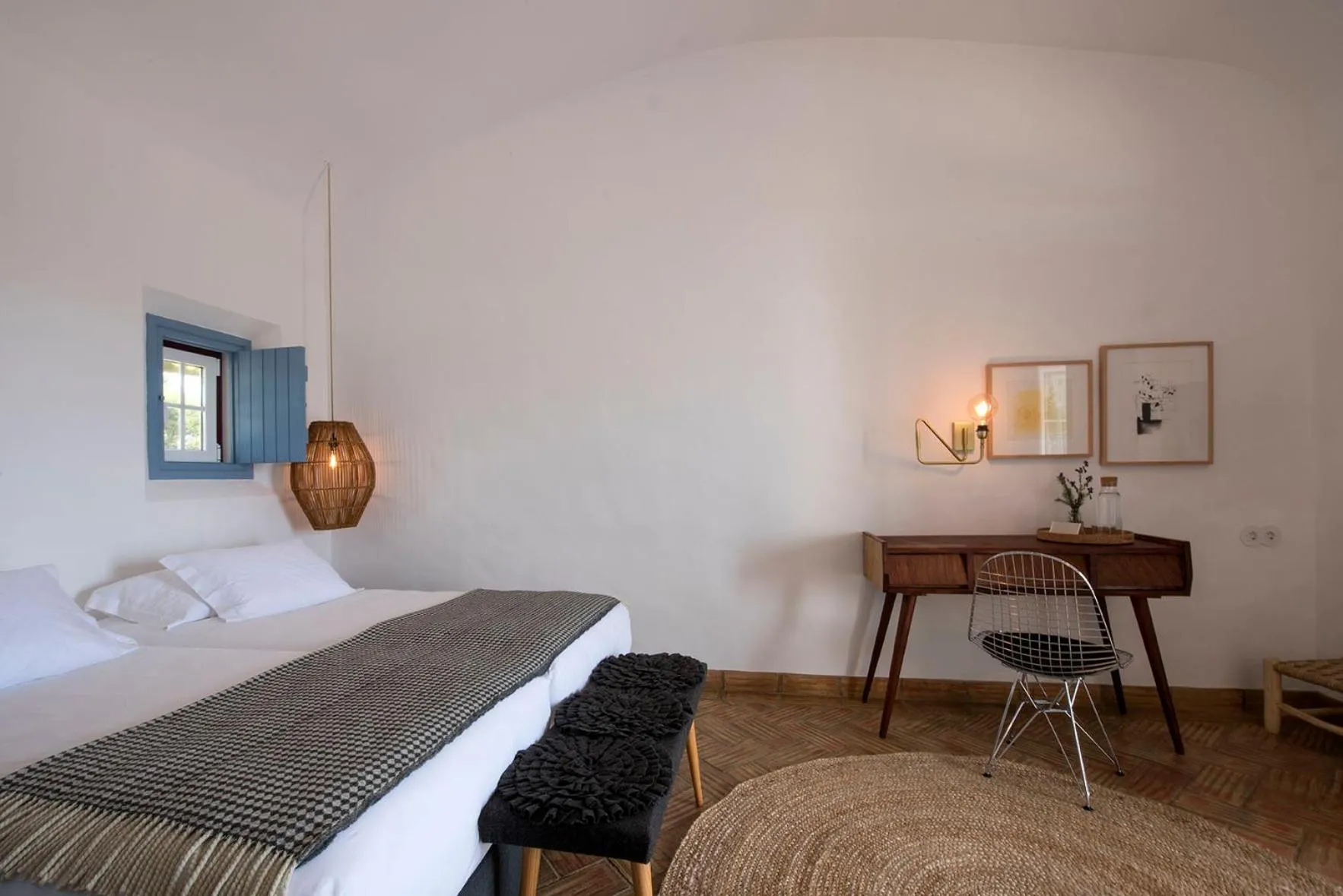 Seating area, Bed in Herdade Do Touril