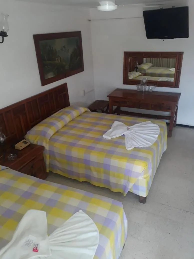 Bed in Hotel Maria Luisa