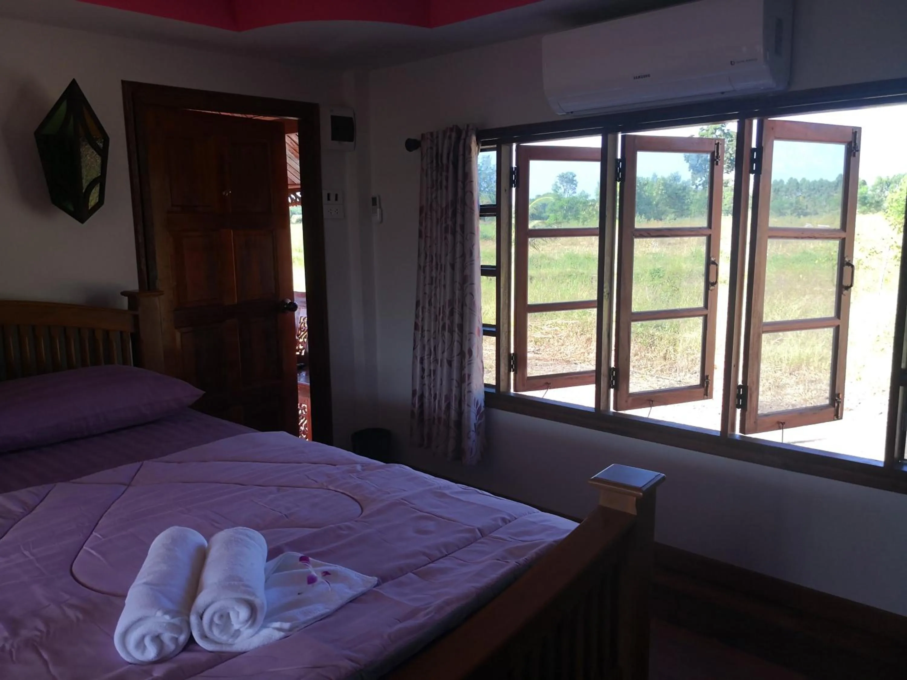 Bed in Pumaka Resort