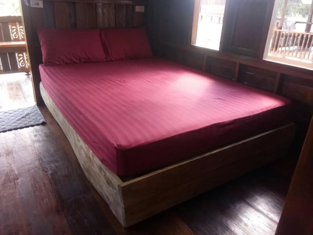 Bed in Pumaka Resort