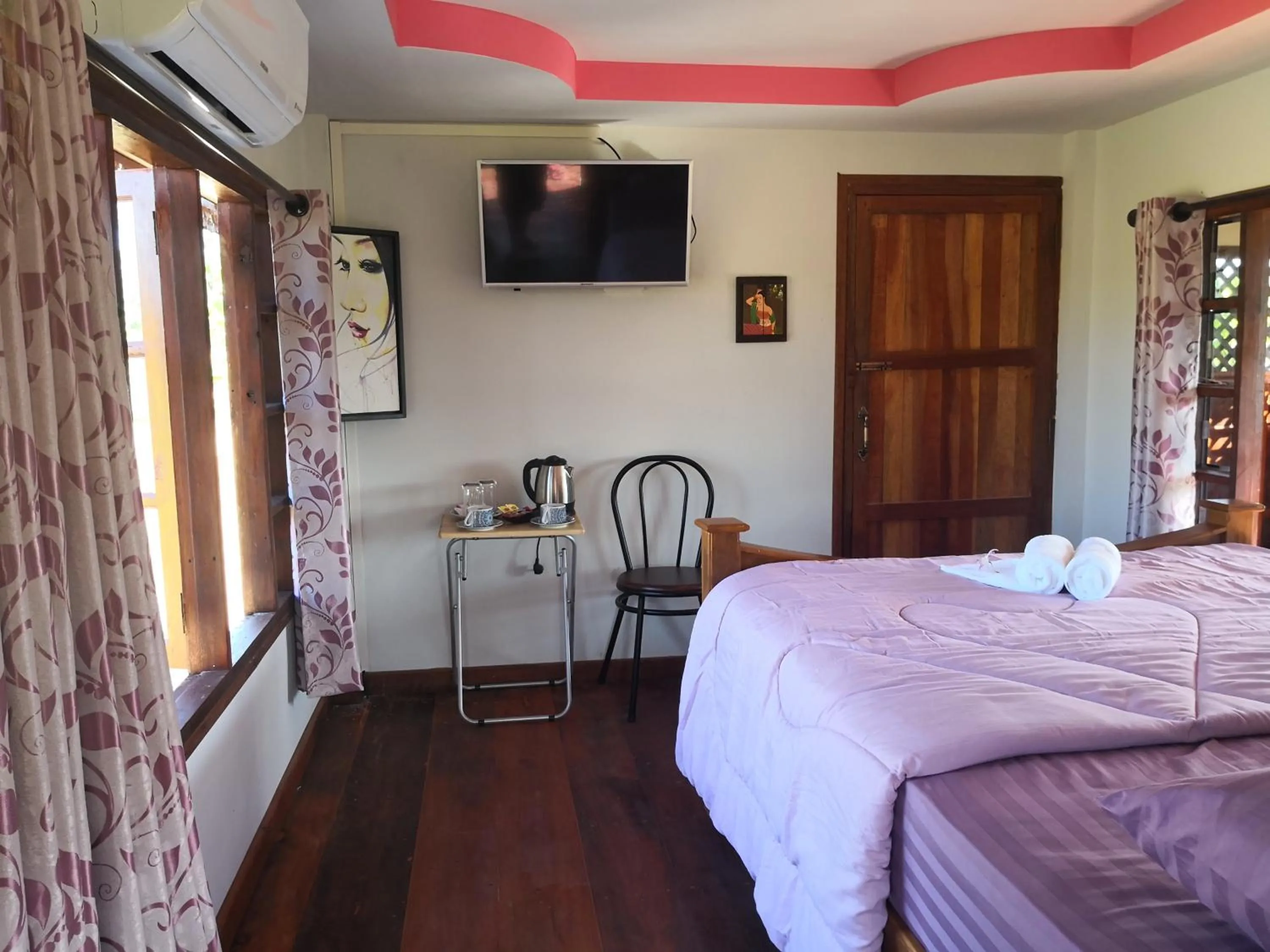 Bed in Pumaka Resort