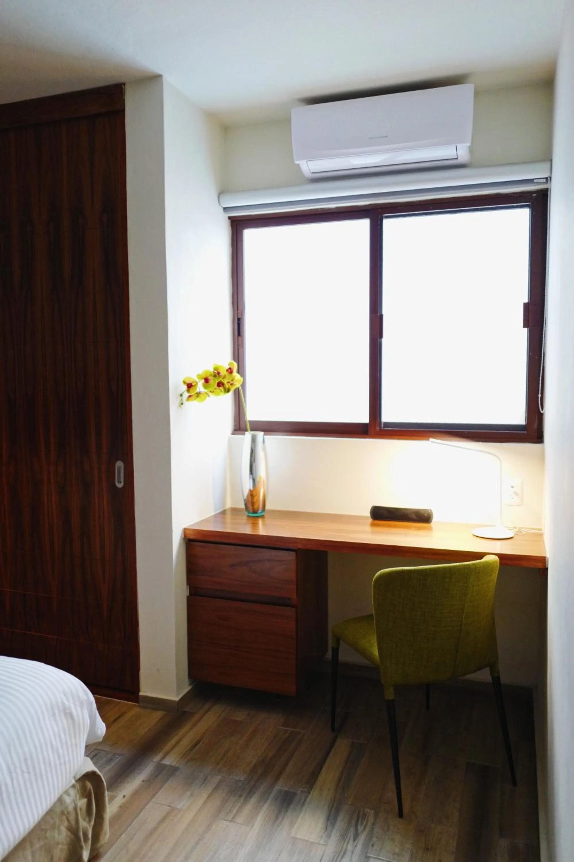 Seating area, Bed in Villas La Ceiba