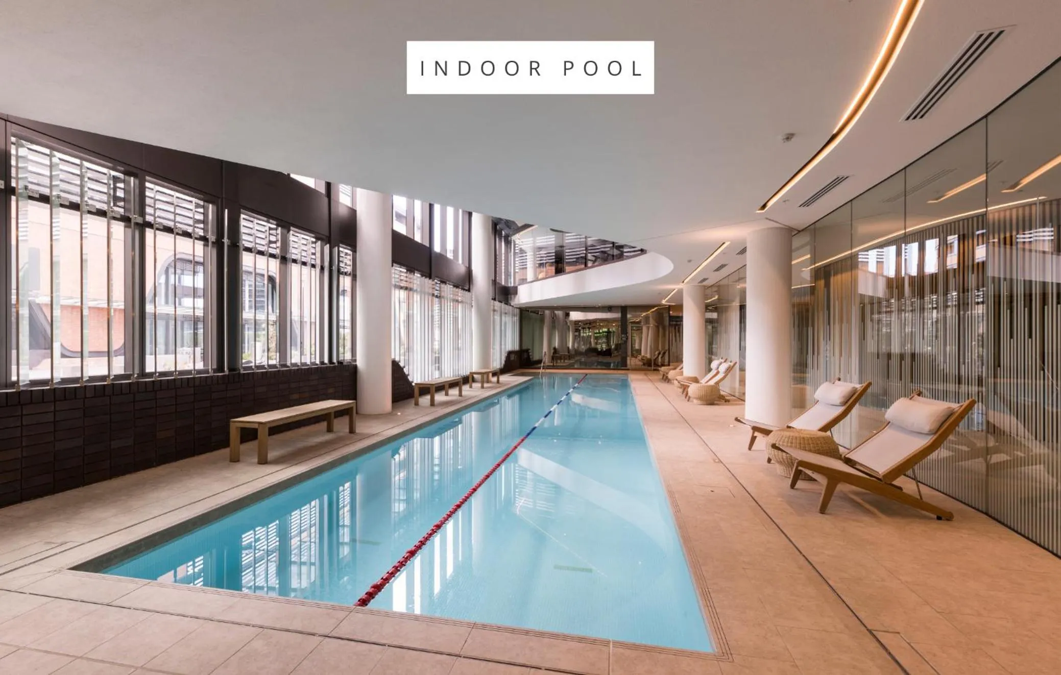 Pool view in Melbourne Lifestyle Apartments - Best Views on Collins