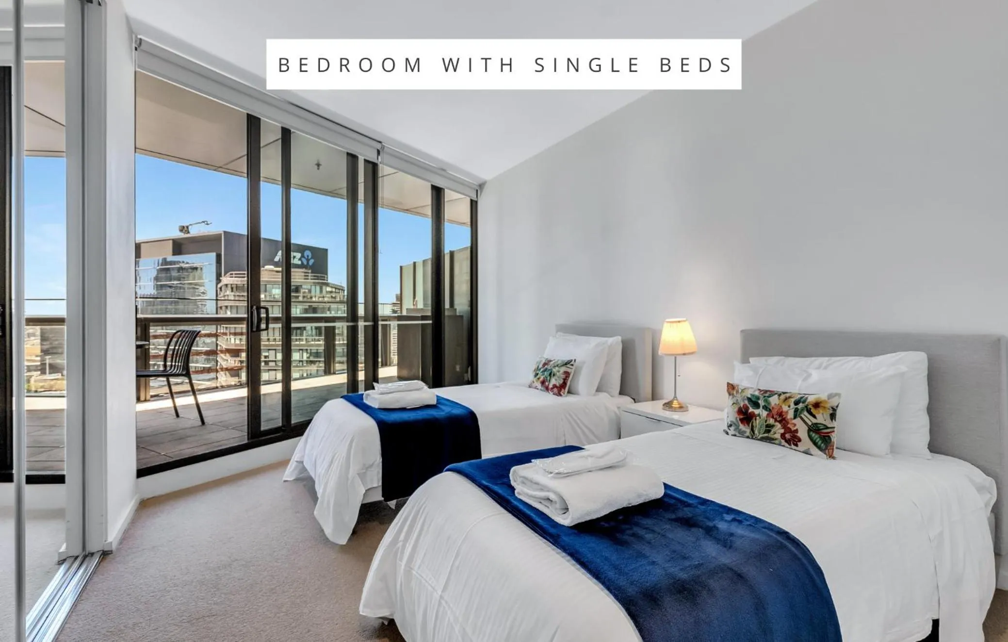 Bed in Melbourne Lifestyle Apartments - Best Views on Collins