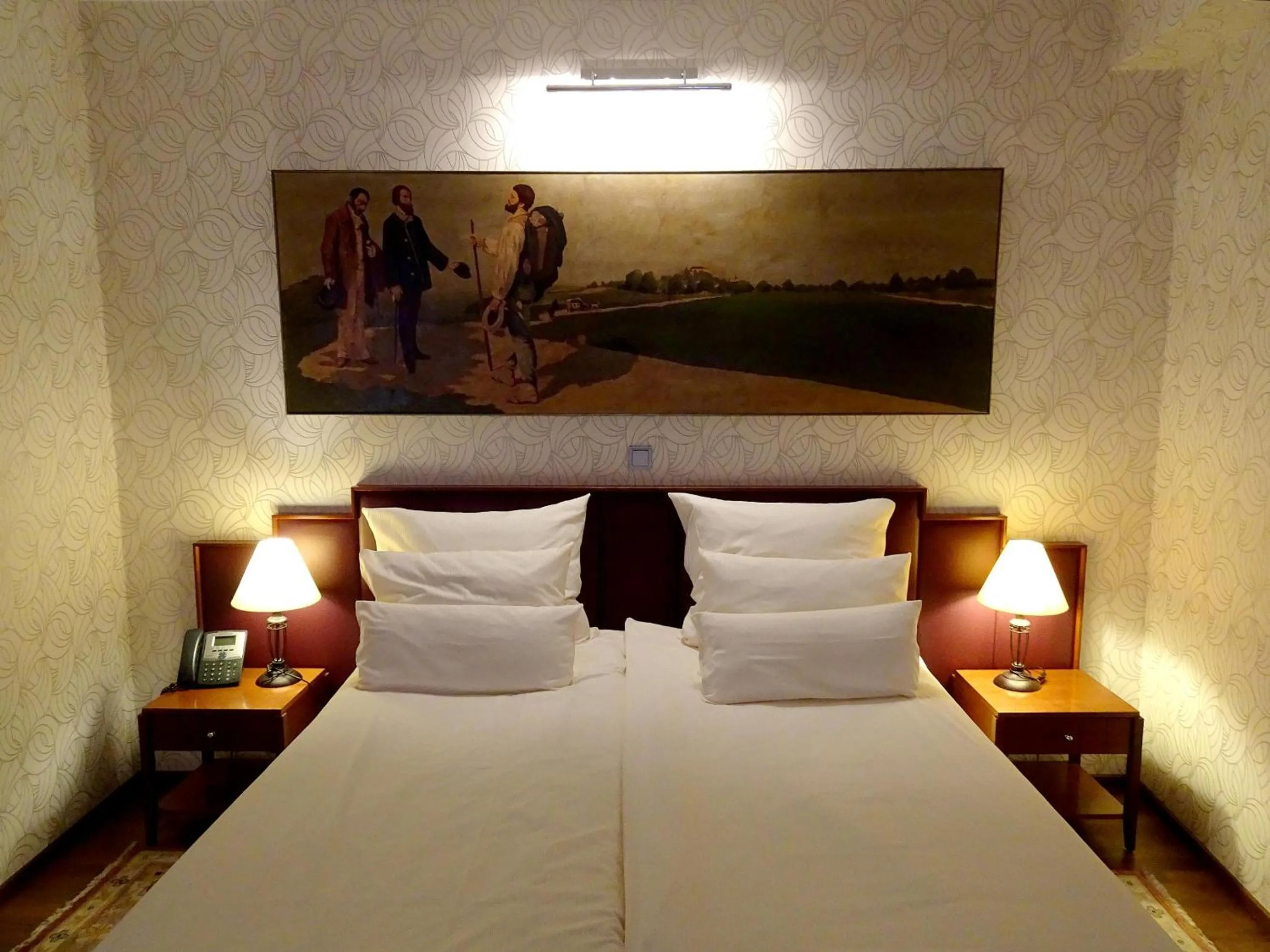 Bed in Hotel Mitra, Story Hotels