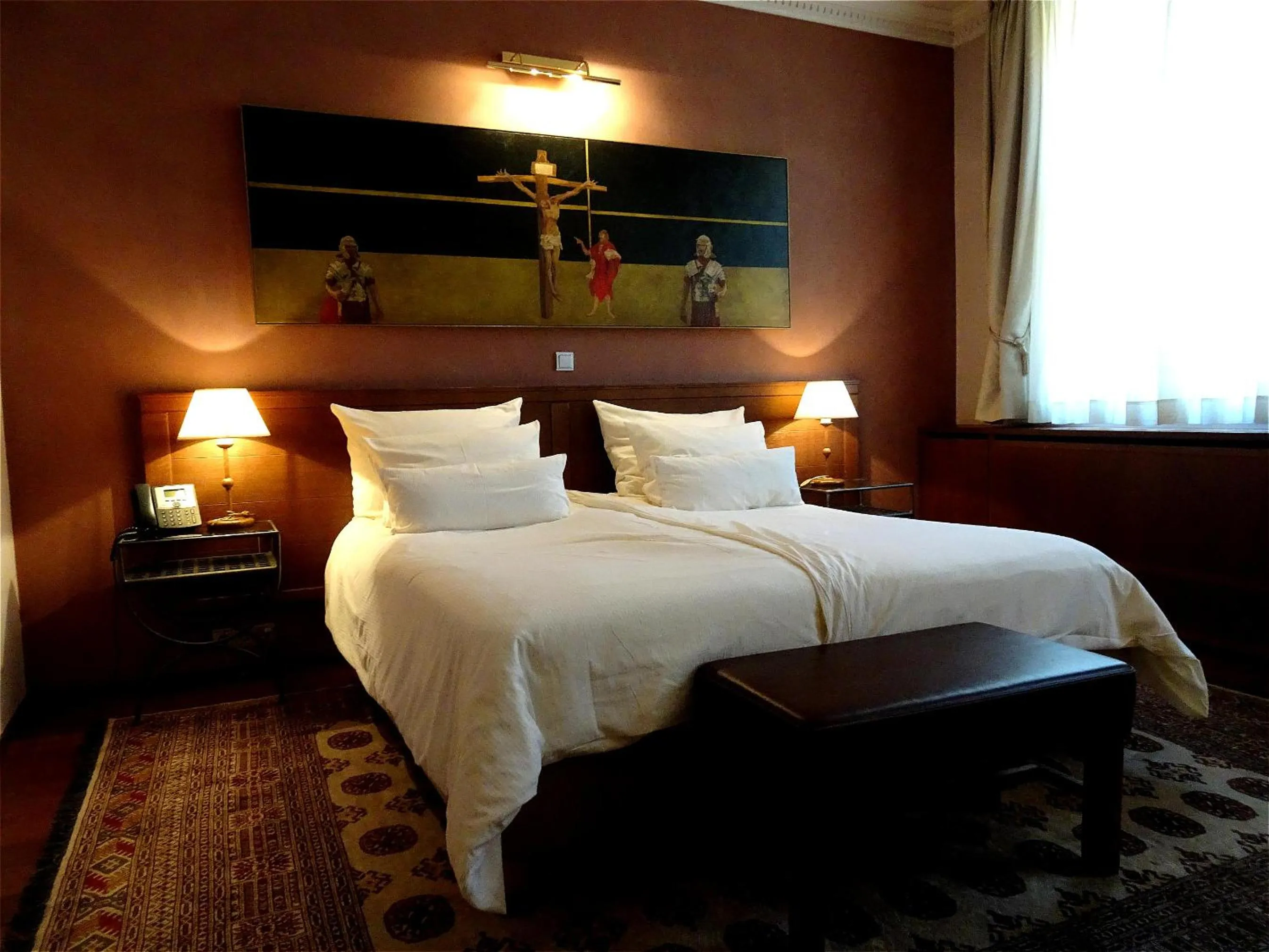 Bed in Hotel Mitra, Story Hotels