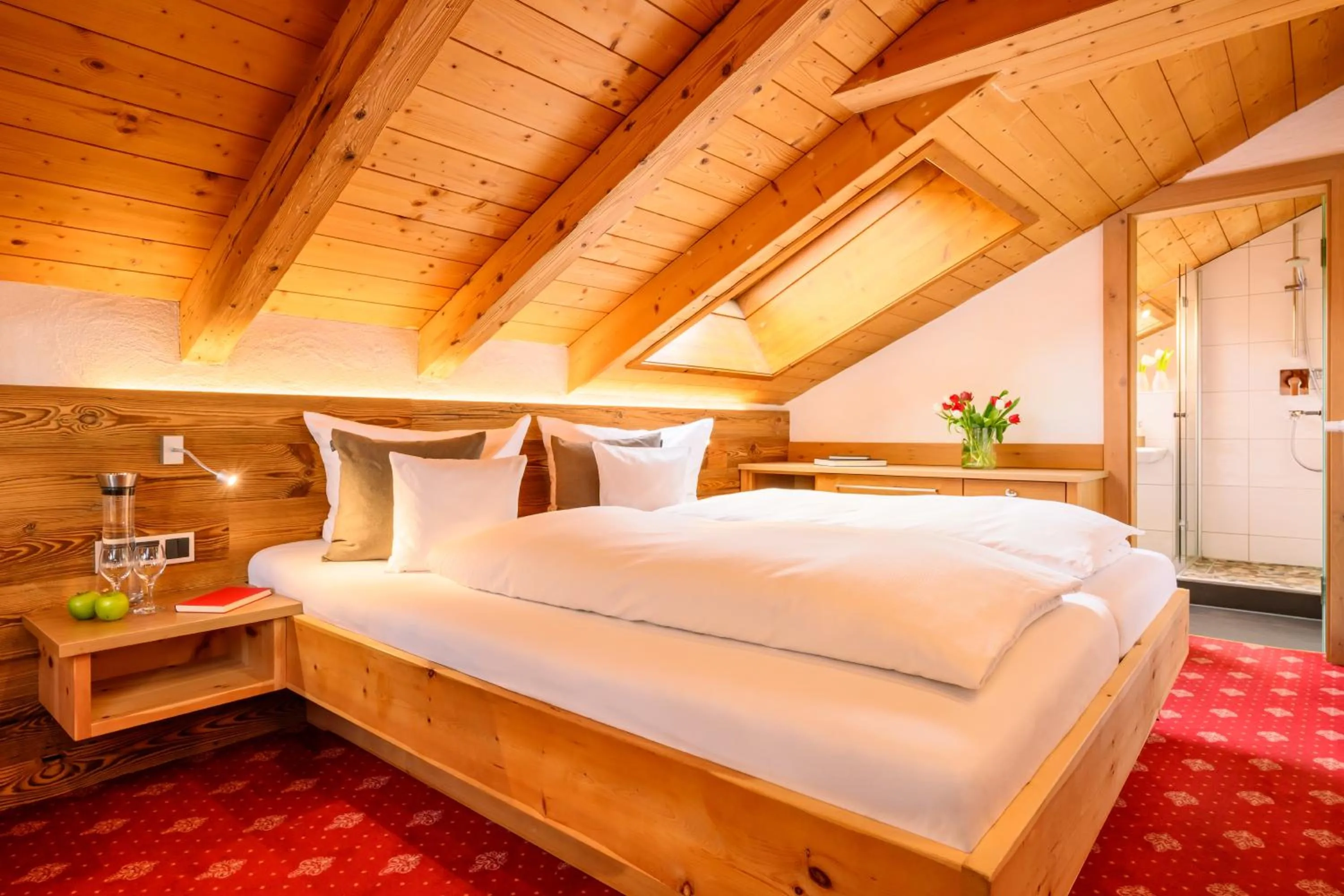 Living room, Bed in Aparthotel Weinklause Superior