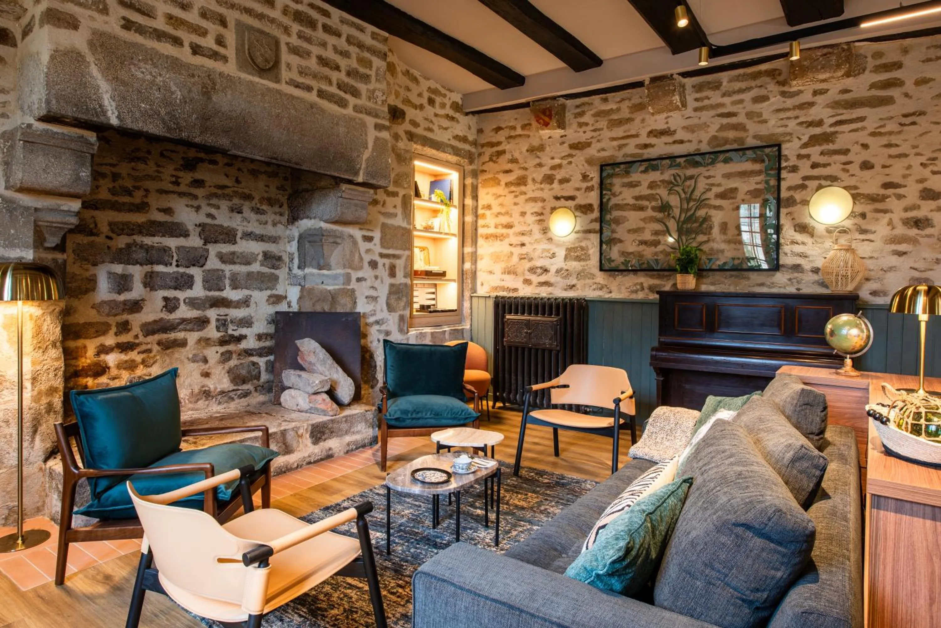 Living room in La Maison OBONO Hôtel & Spa