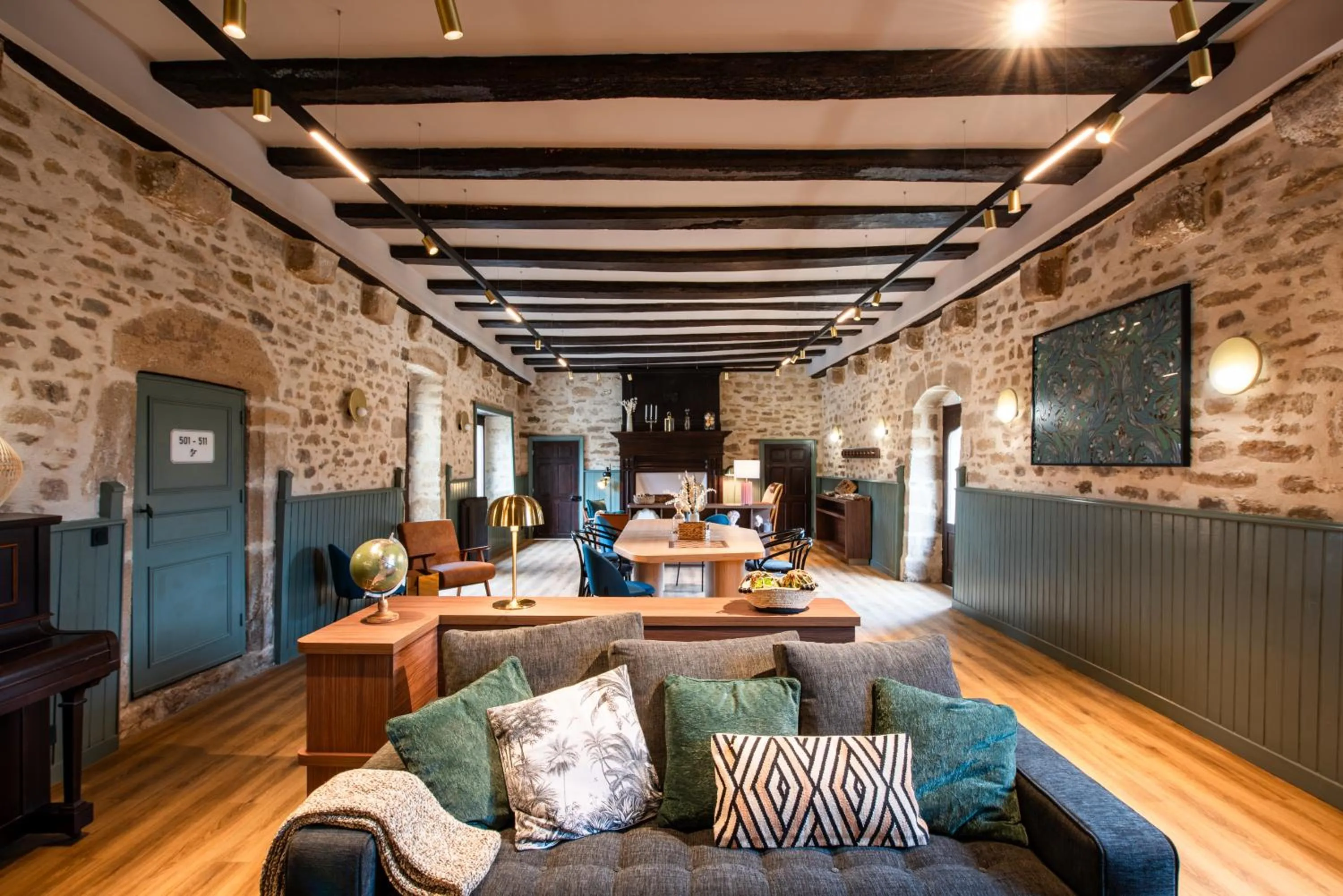 Living room in La Maison OBONO Hôtel & Spa