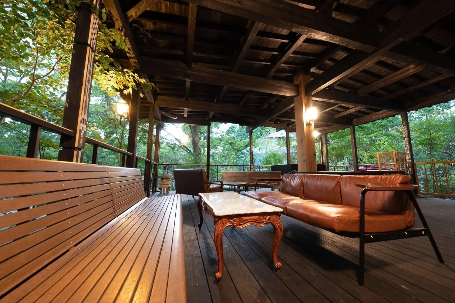 Balcony/Terrace in Taisho Yufu no Hana