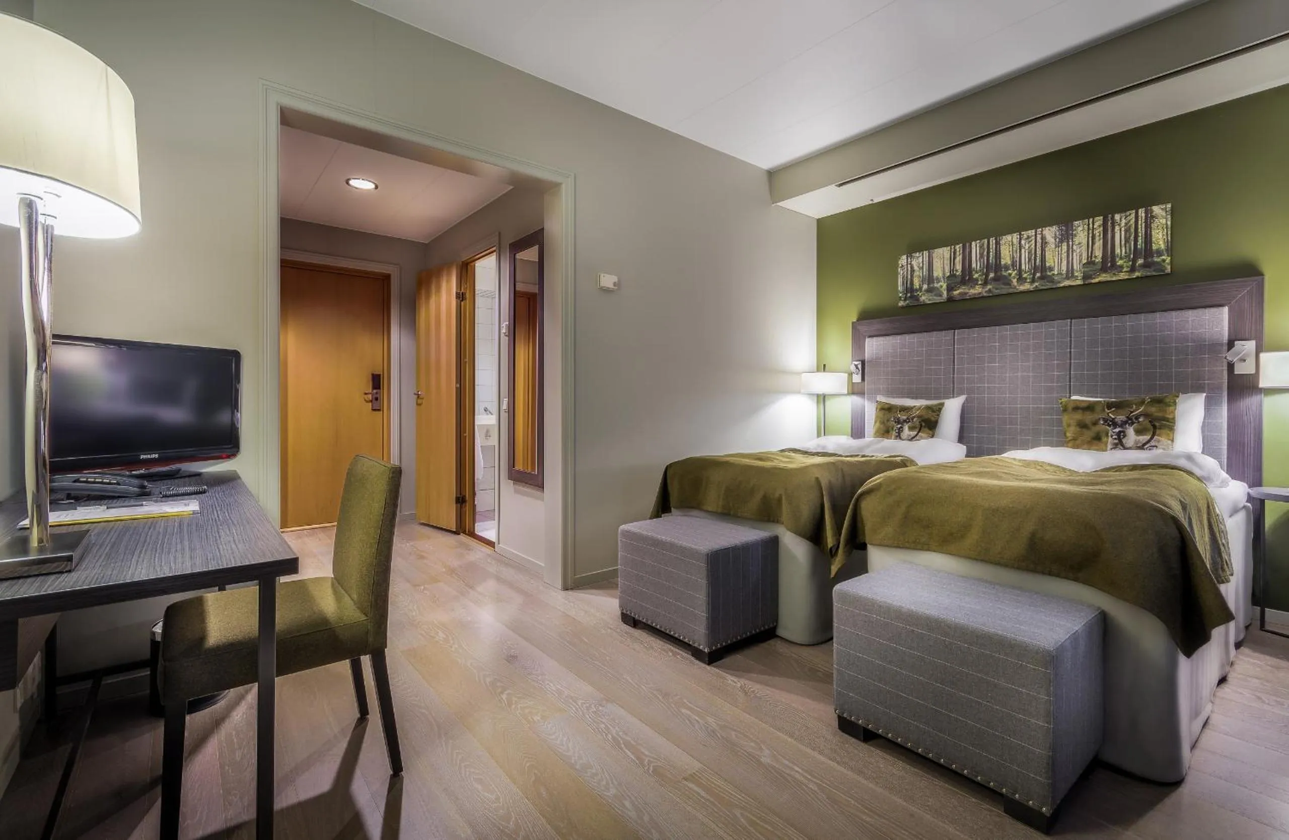 Bed in Soria Moria Hotell