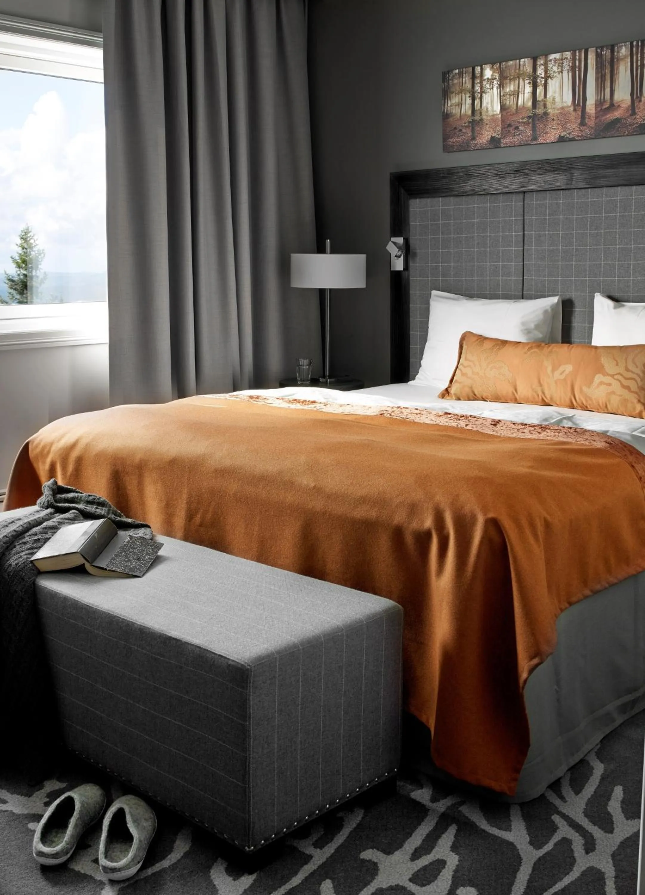 Bed in Soria Moria Hotell