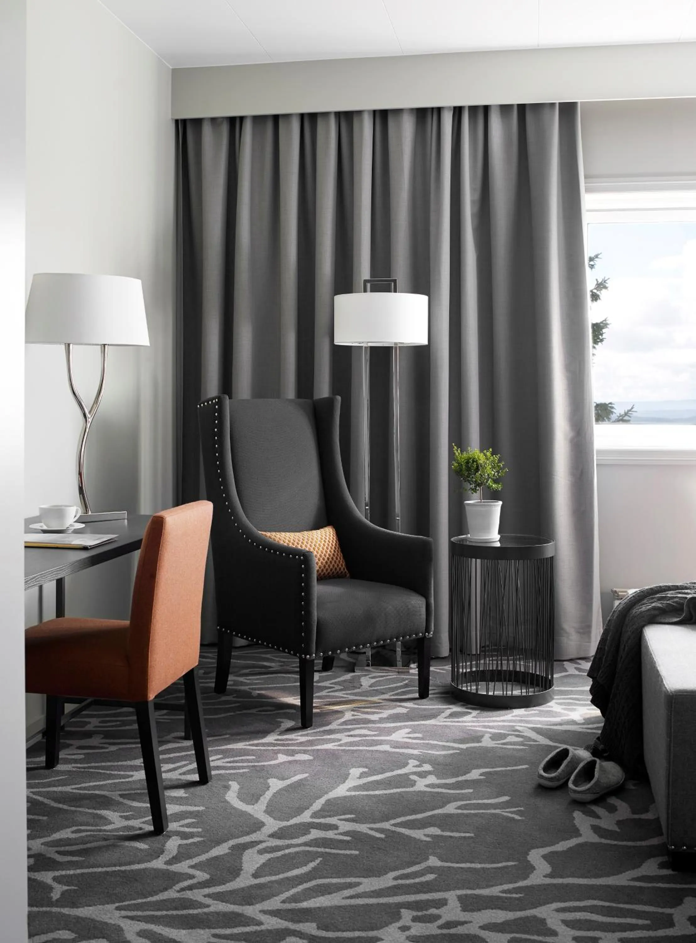 Seating area in Soria Moria Hotell