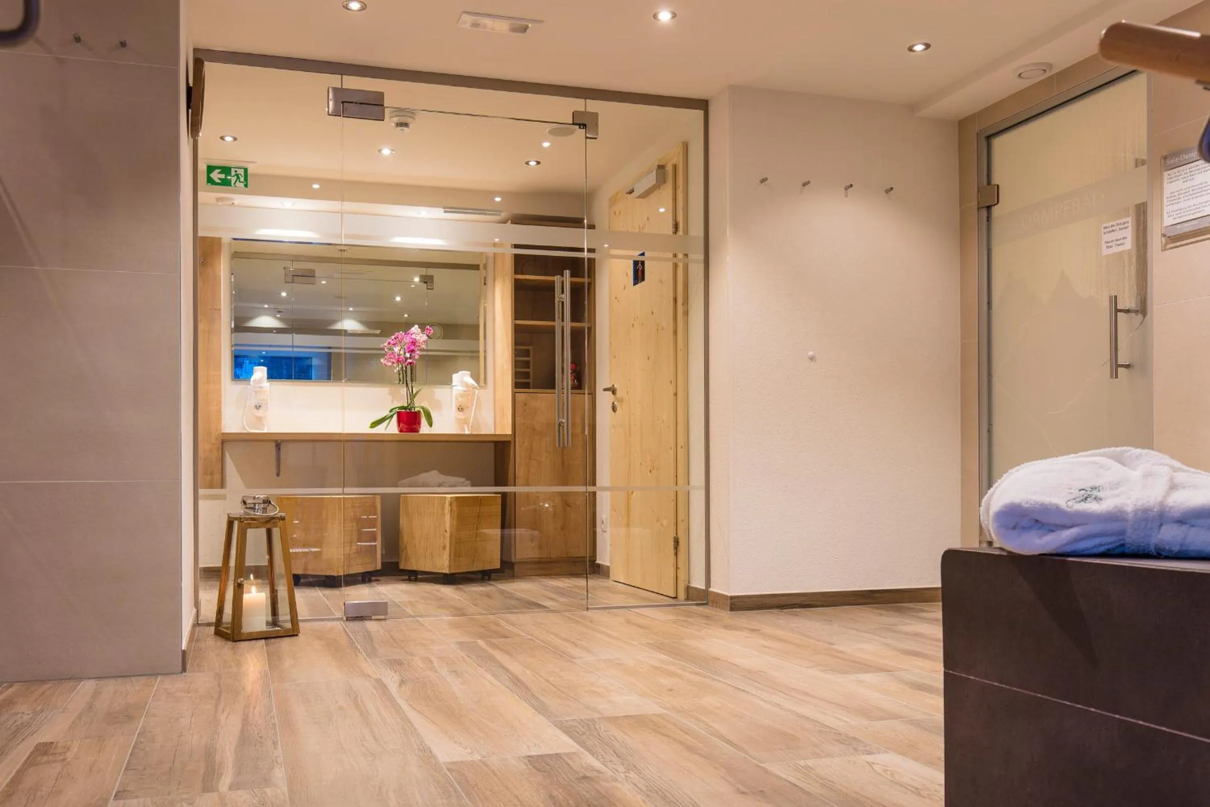 Steam room in Pension Winnebach