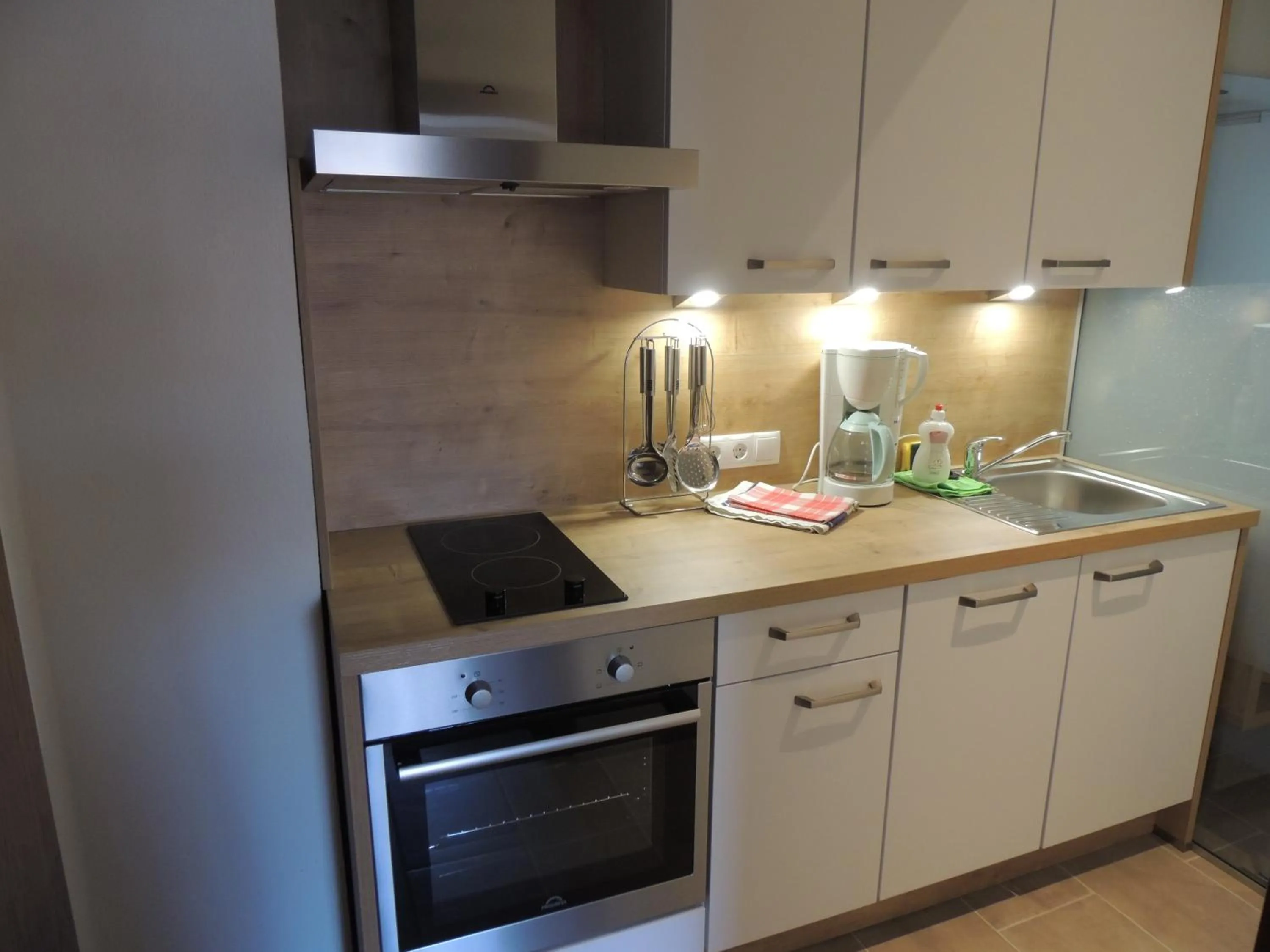 Kitchen or kitchenette in Pension Winnebach