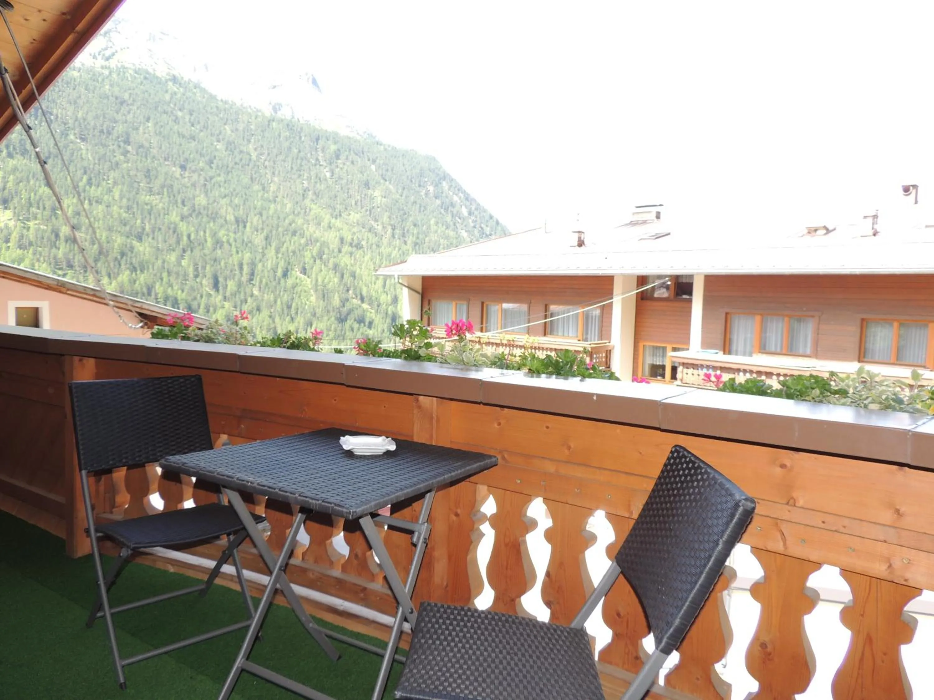 Balcony/Terrace in Pension Winnebach
