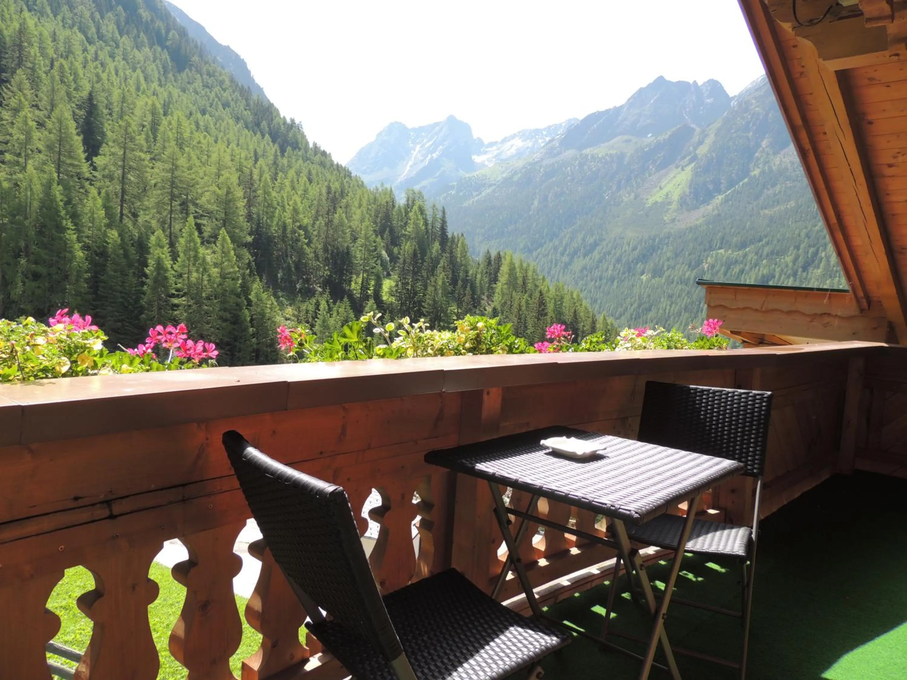 Balcony/Terrace in Pension Winnebach